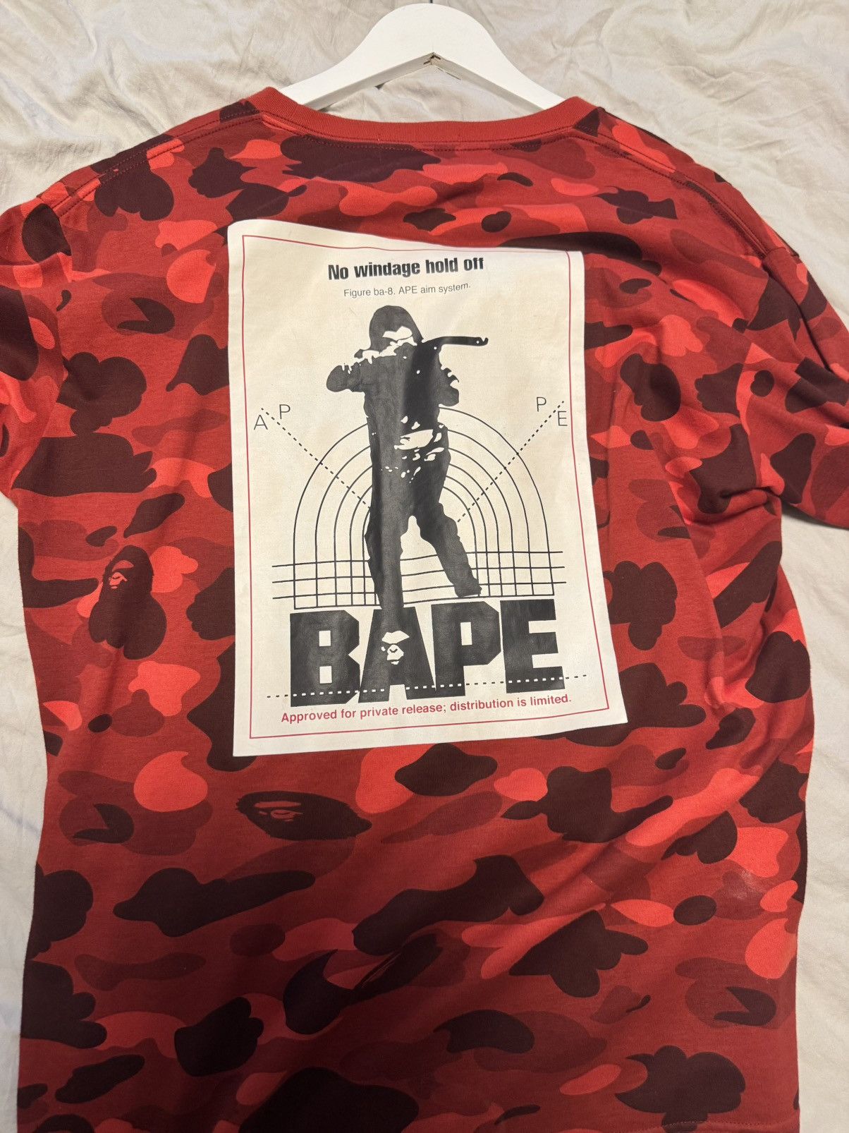 Bape Bape red camo longsleeve Size US M / EU 48-50 / 2 - 1 Thumbnail
