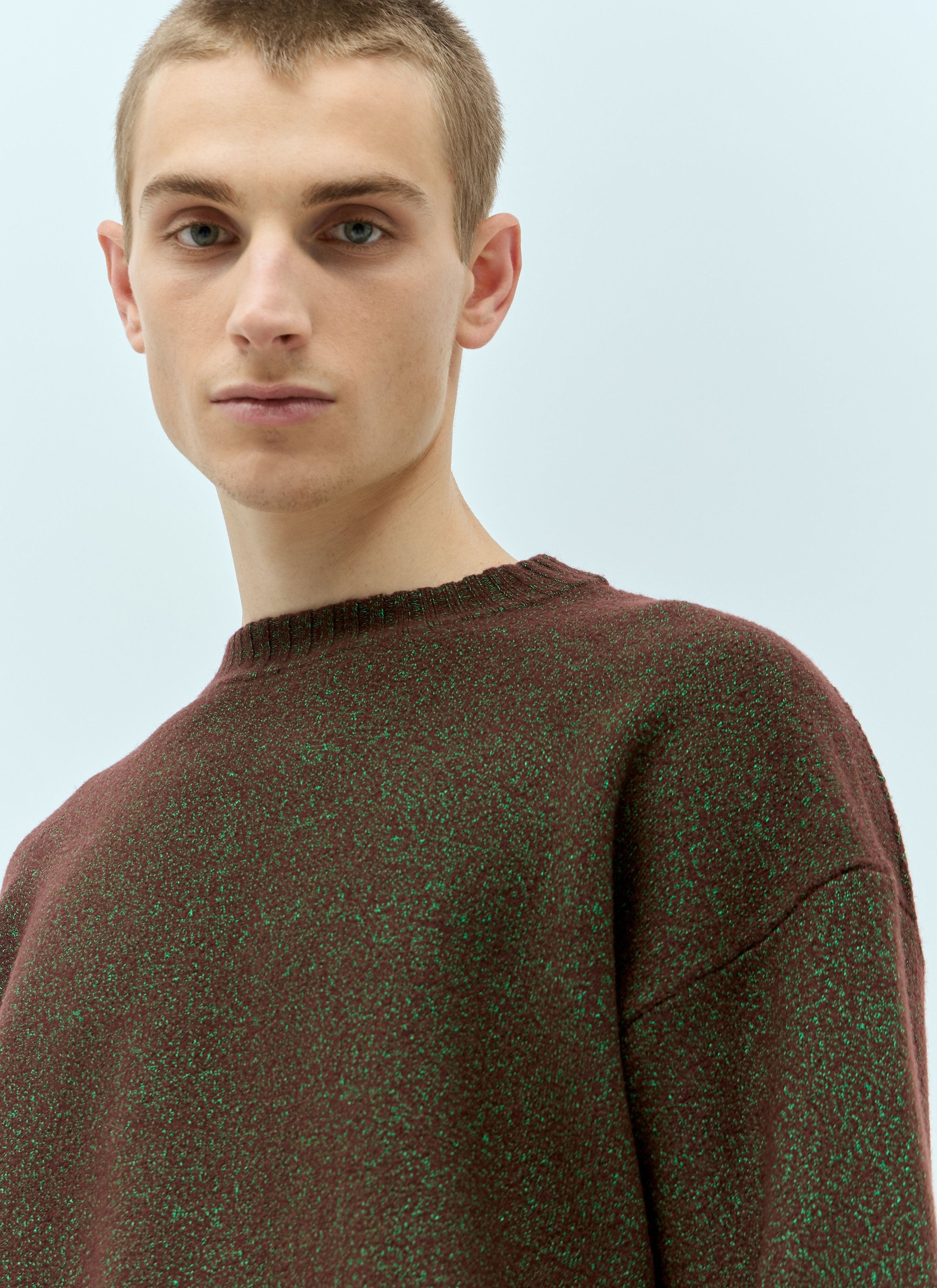 Jil Sander o1mt1gz0625 Oversize Sweater in Brown Size US S / EU 44-46 / 1 - 2 Thumbnail
