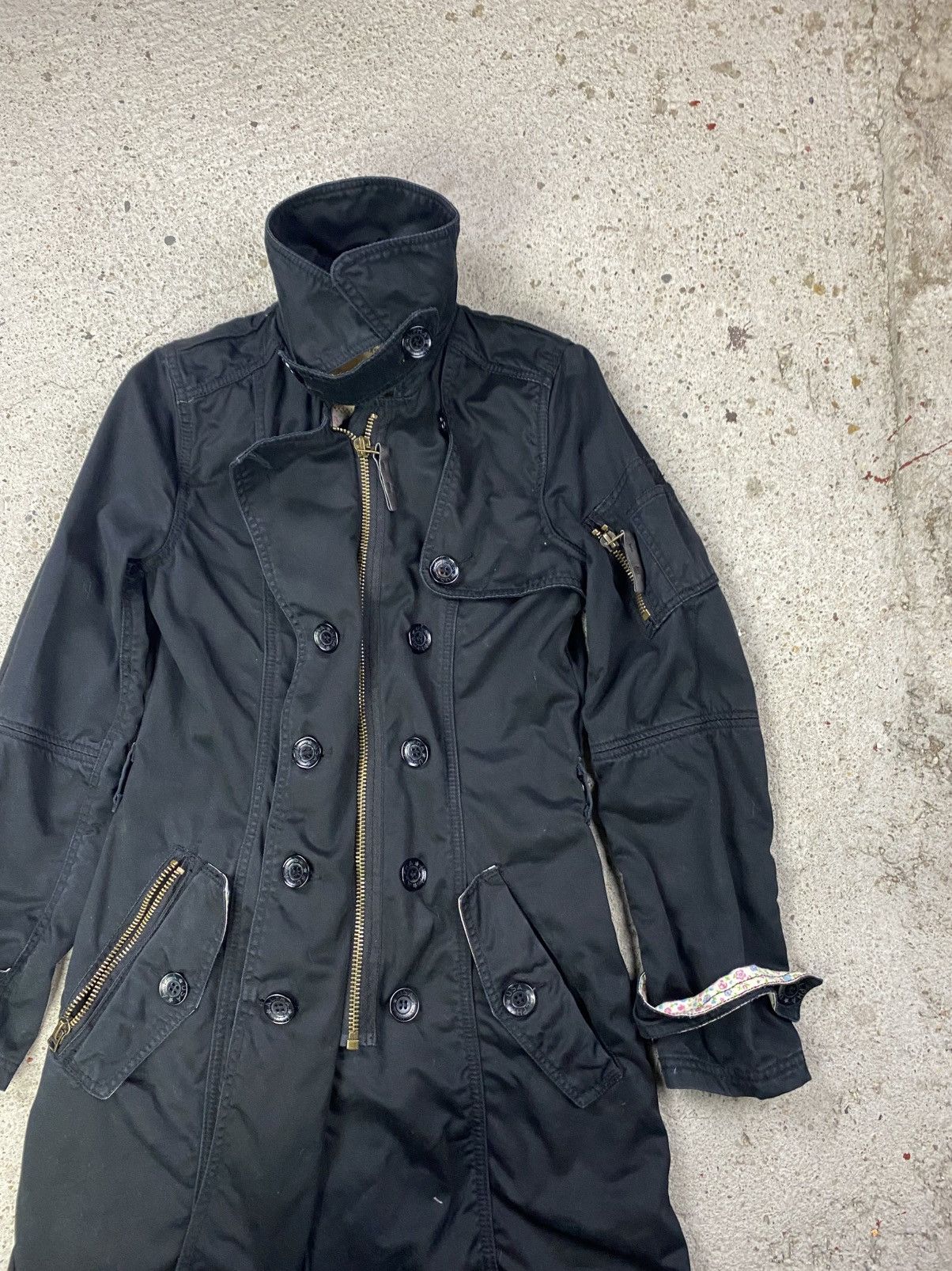 Alpha Industries Alpha indusries trench coat black angel by choice military Size S / US 4 / IT 40 - 3 Thumbnail