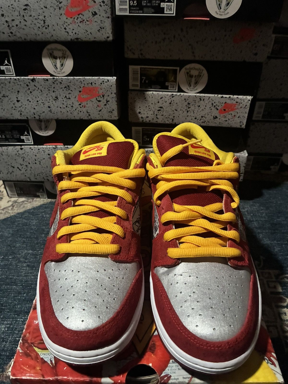 Nike SB Special Box Nike Sb Dunk Low Rukus Crawfish Size US 12 / EU 45 - 6 Thumbnail