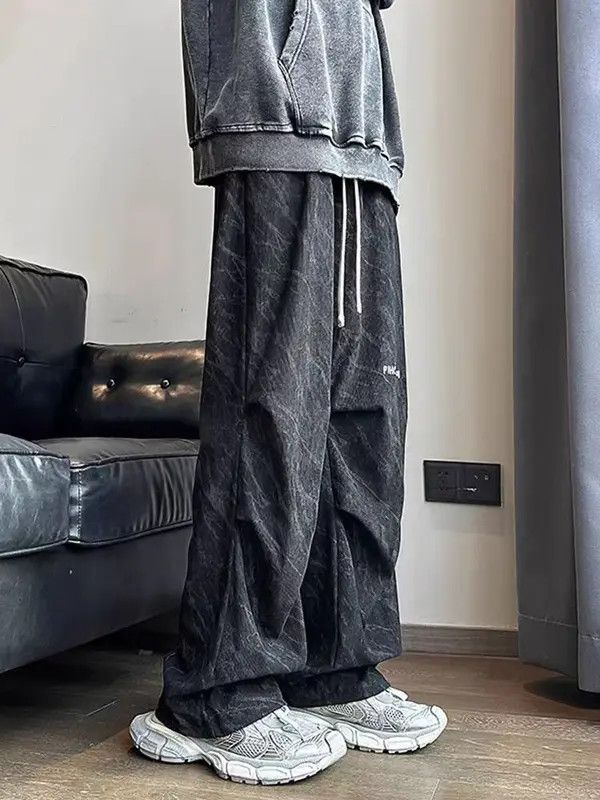 VIBE Vintage Gradient Loose Casual Pants Size US 32 / EU 48 - 4 Thumbnail
