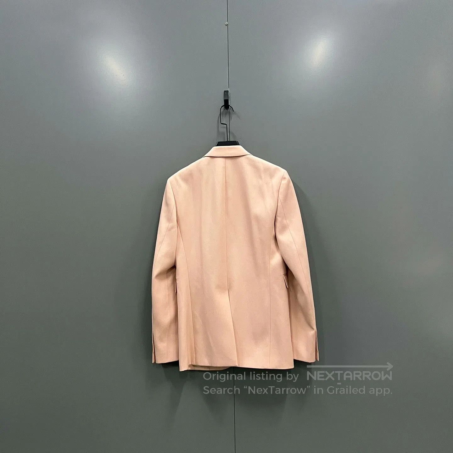 Saint Laurent Paris Saint Laurent Light Pink Notched Lapel Blazer. Size US S / EU 44-46 / 1 - 2 Thumbnail