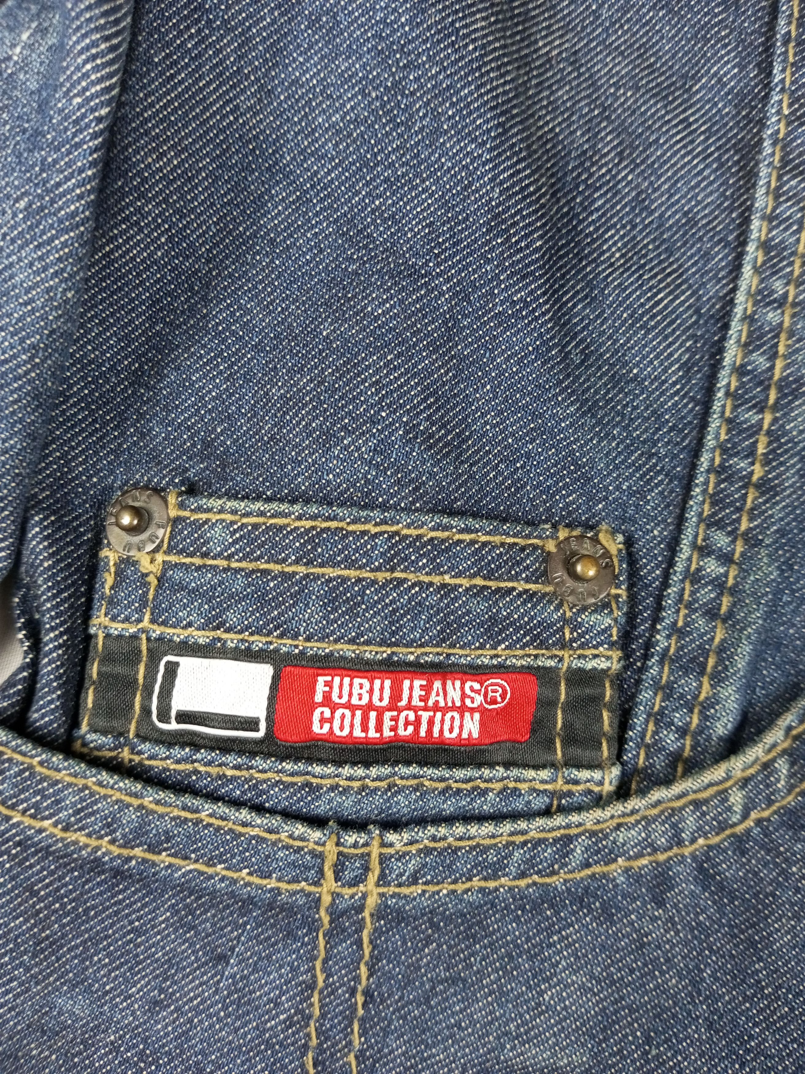 Fubu 🎤 RARE VTG FUBU NEW YORK DENIM JACKET Size M / US 6-8 / IT 42-44 - 9 Thumbnail