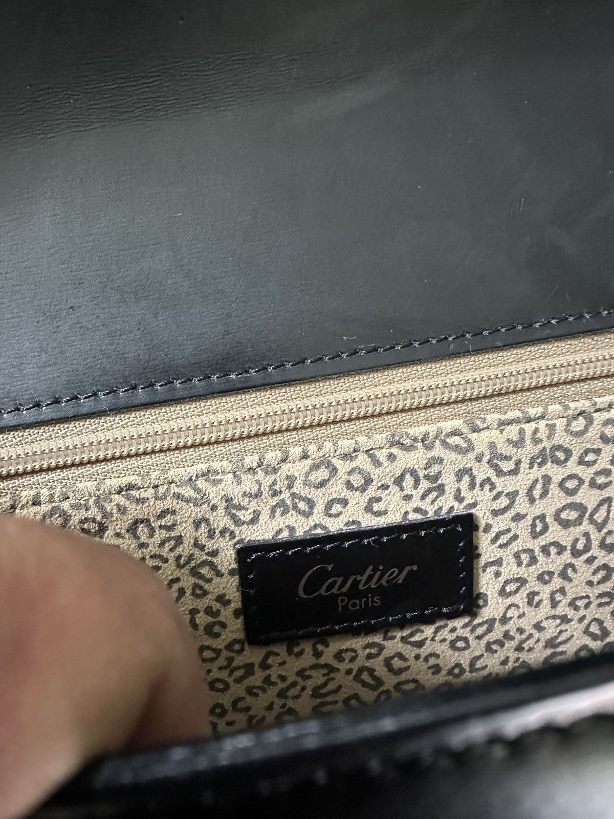 Cartier Vintage rare Cartier Paris leather bag Size ONE SIZE - 12 Thumbnail