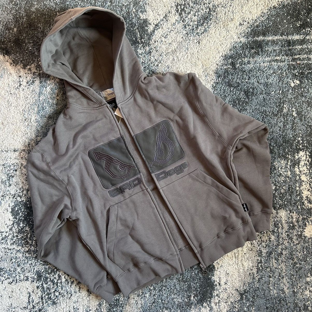 Hypebeast × Japanese Brand DOGS x BAD BOY x HBX MONOCHROMATiC ZiP UP HOODiE SWEATSHiRT Size US L / EU 52-54 / 3 - 23 Thumbnail