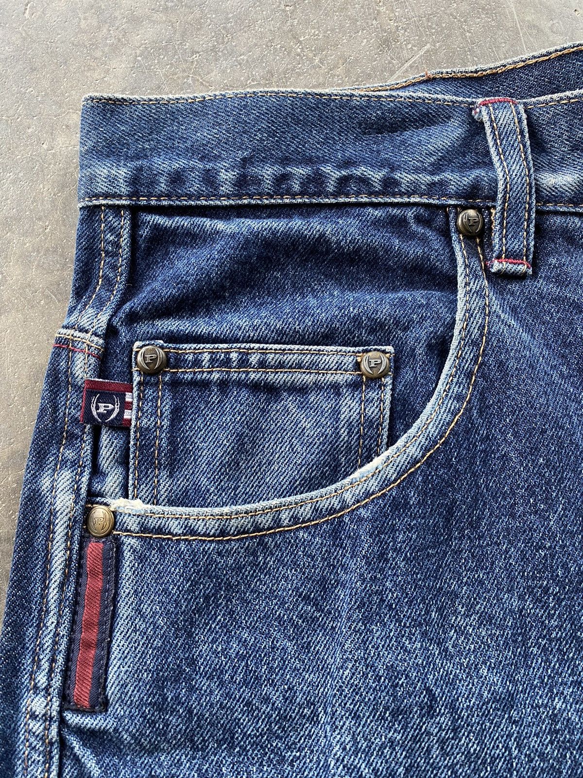 Phat Farm × Vintage Baggy Jeans Phat Farm Rappers Jeans 36x34 Size US 36 / EU 52 - 6 Thumbnail