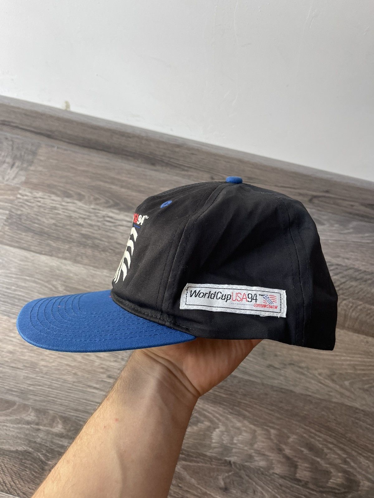 Designer × Vintage World Cup USA '94 Vintage Black Snap Back hat cap Size ONE SIZE - 2 Thumbnail