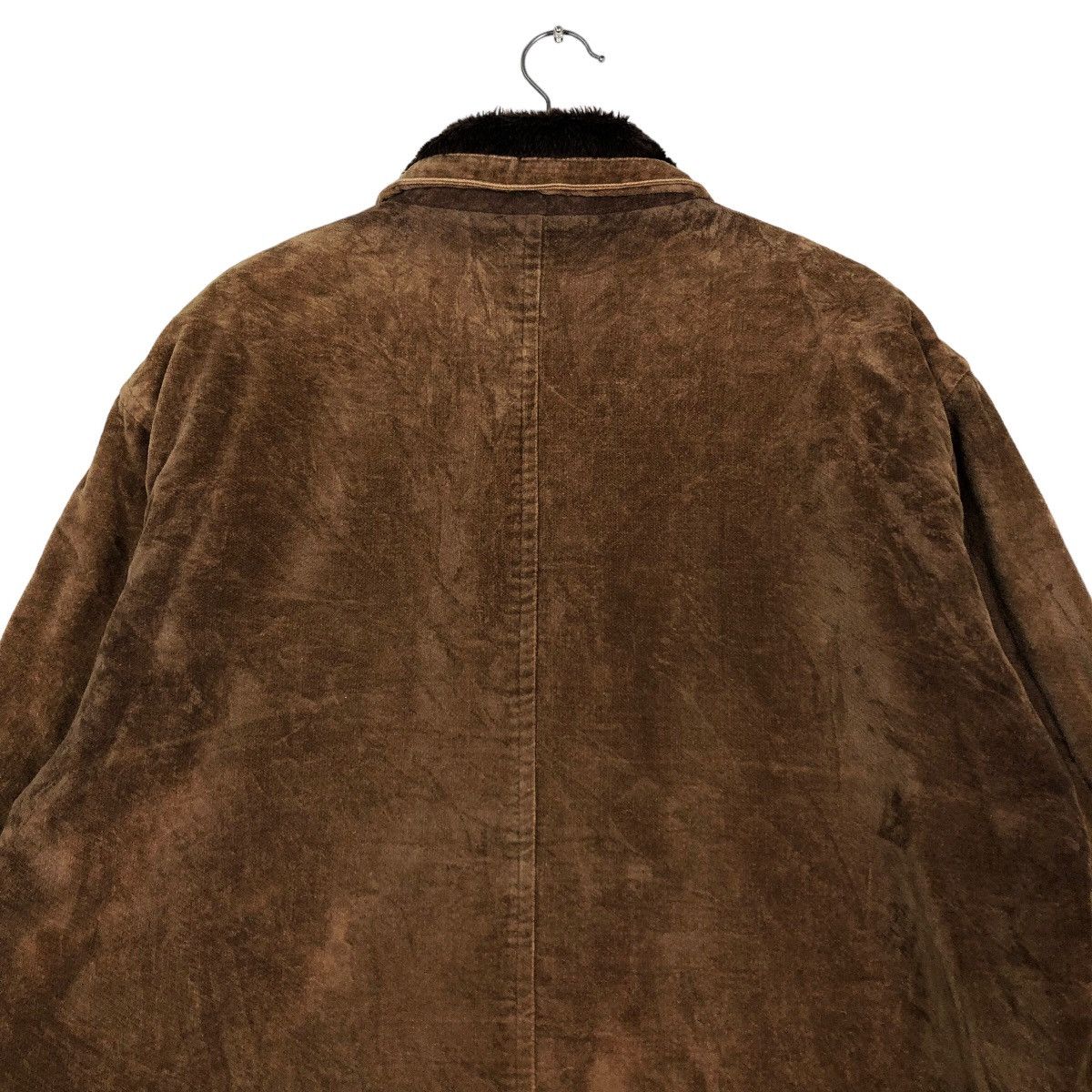 Japanese Brand 🔥Vintage Suede Jacket Monteviso Italy Mink Fur Lining Size US L / EU 52-54 / 3 - 9 Thumbnail