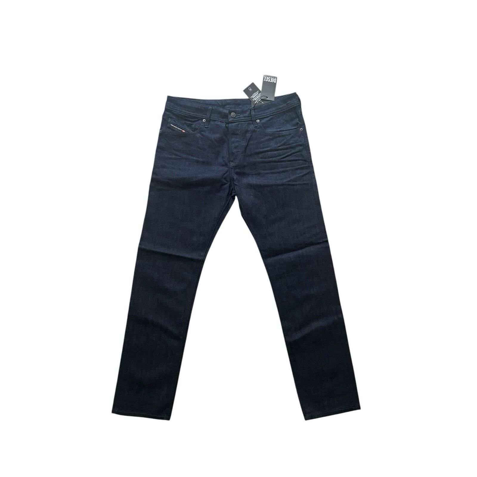 Diesel Diesel Mens Buster Tapered Jeans RB060 Dark Blue Size 34/32 Size US 34 / EU 50 - 1 Thumbnail