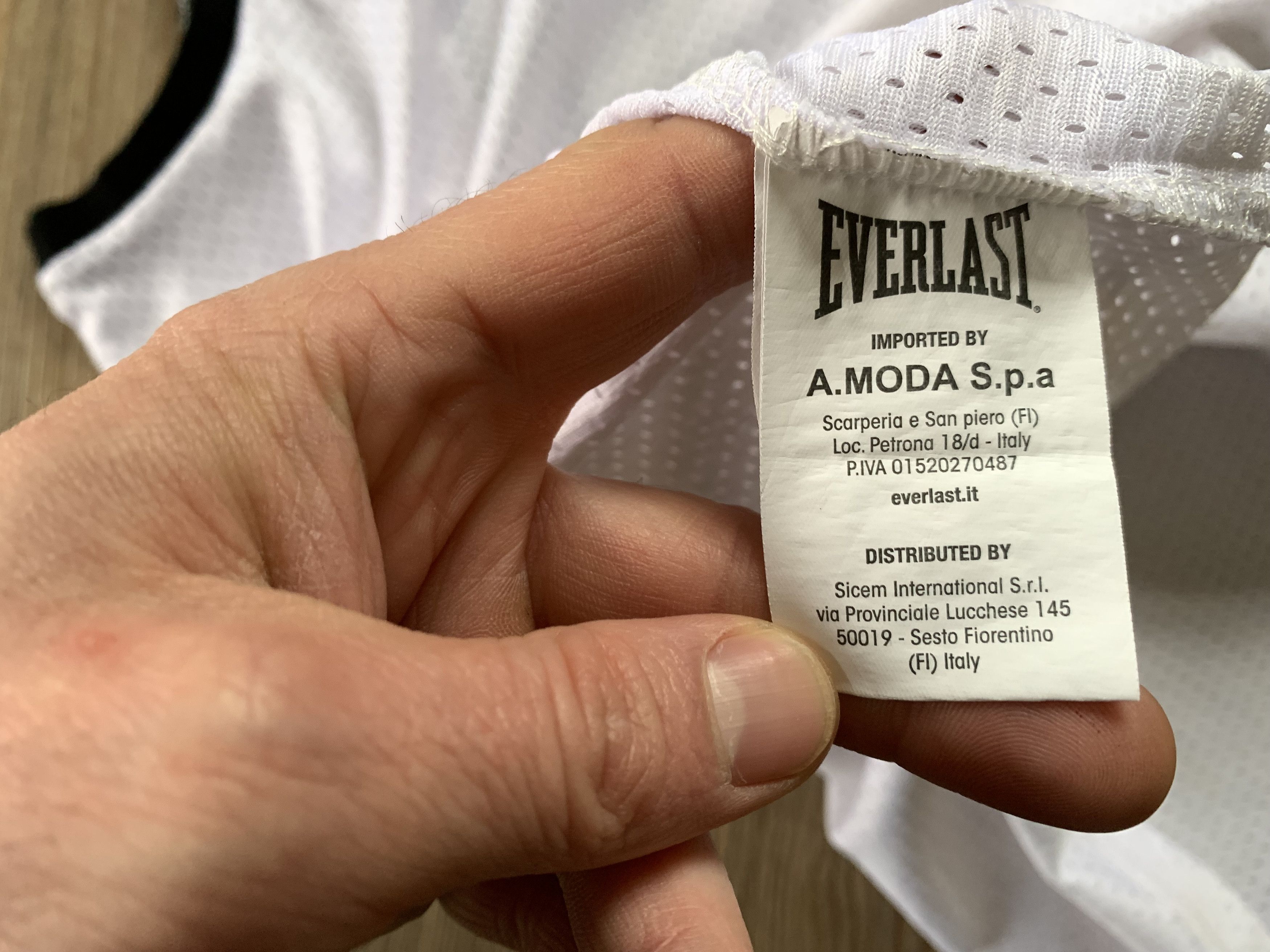 Everlast × Vintage White Everlast Mesh Printed Tank Top Size US L / EU 52-54 / 3 - 7 Thumbnail