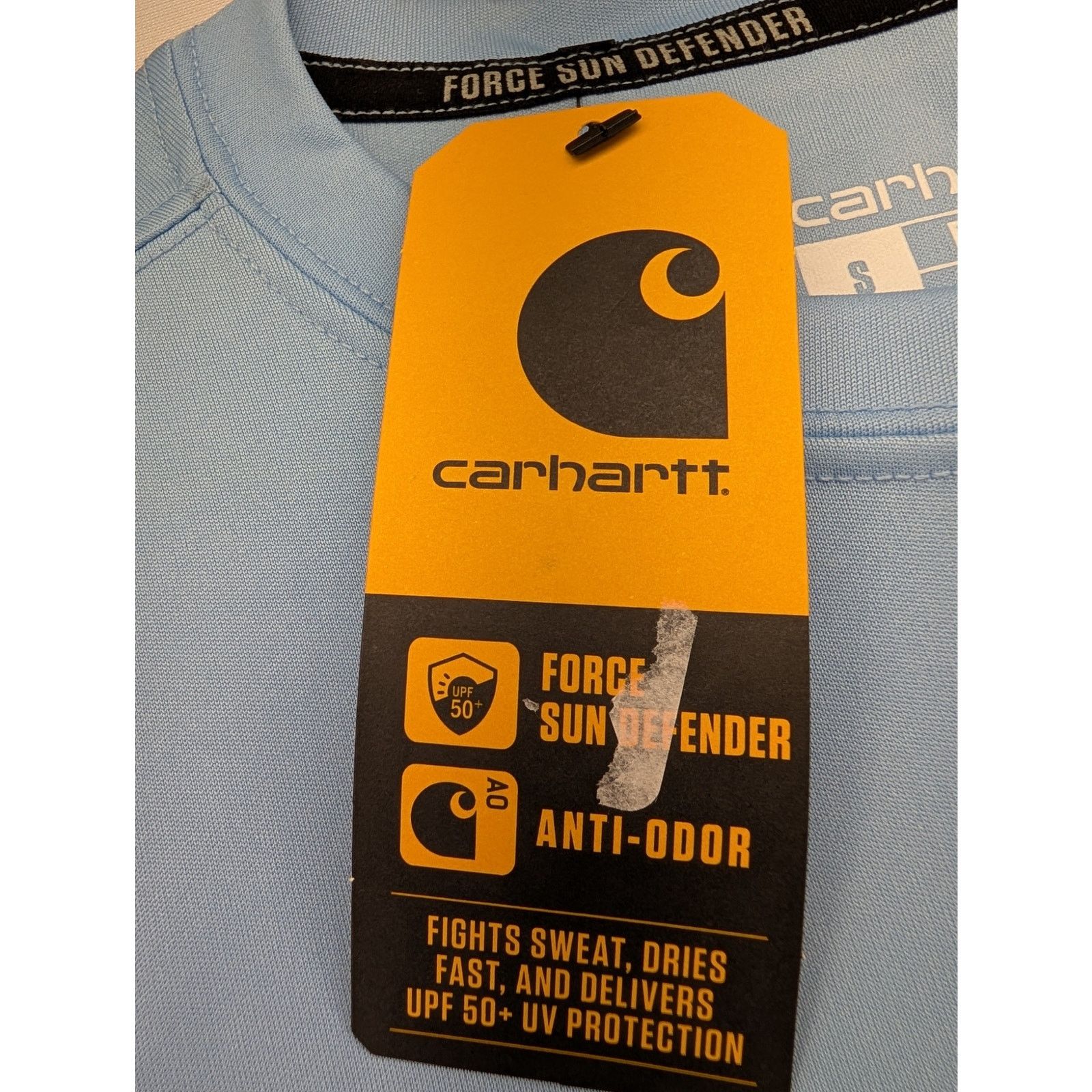 Carhartt NWT Men's Force Sun Defender Relaxed LS T-Shirt size Small Size US S / EU 44-46 / 1 - 3 Thumbnail