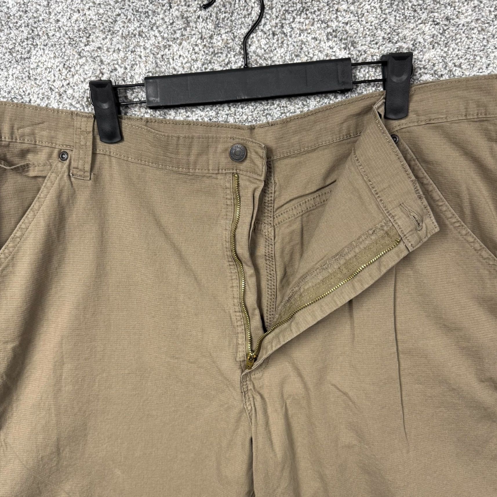 Wrangler Wrangler Mens Pants 40x29.5 Khaki Stretch Utility Pockets Workwear Size US 40 / EU 56 - 6 Thumbnail