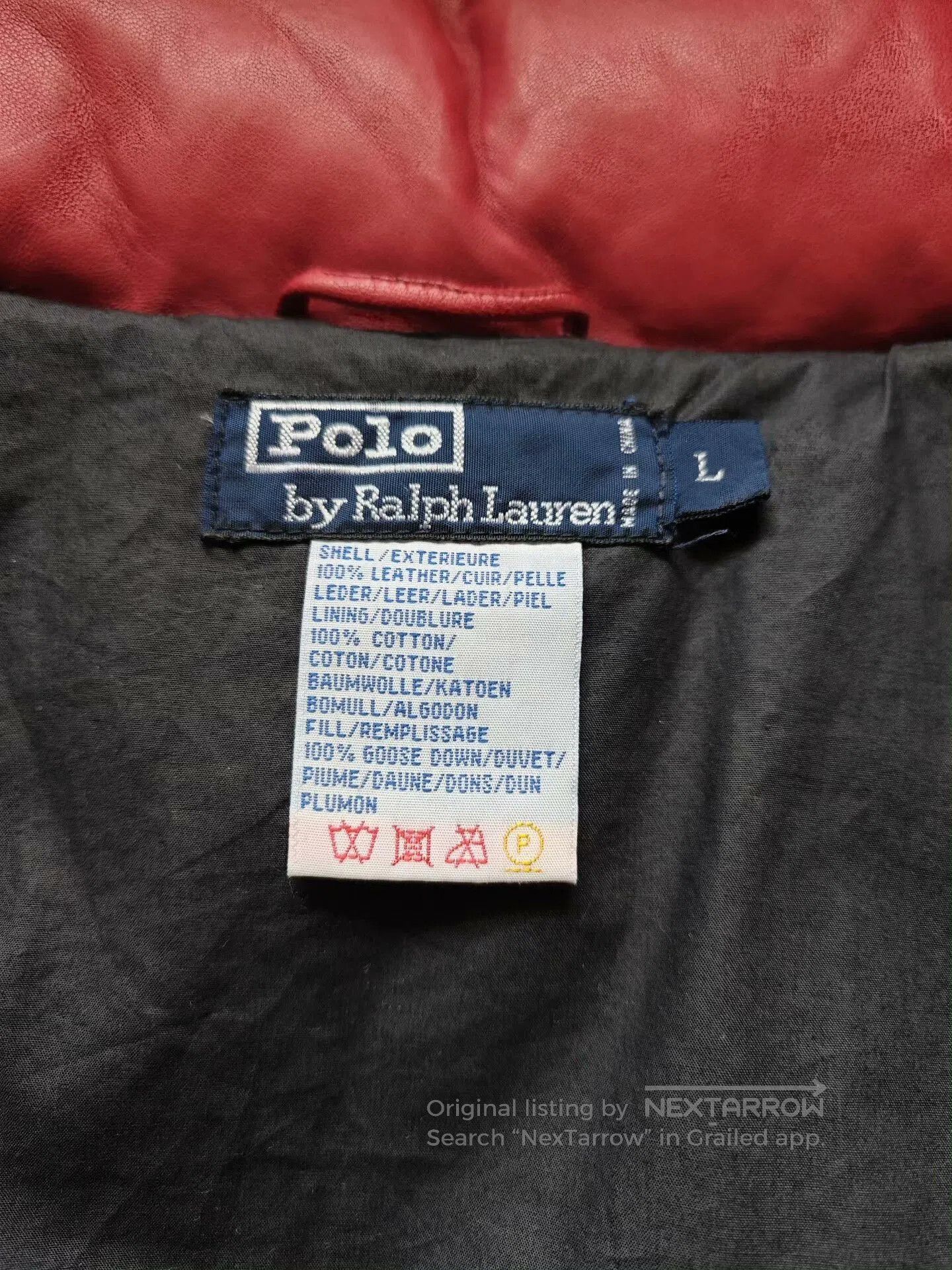 Polo Ralph Lauren leather puffer jacket by polo ralph lauren. Size US L / EU 52-54 / 3 - 3 Thumbnail