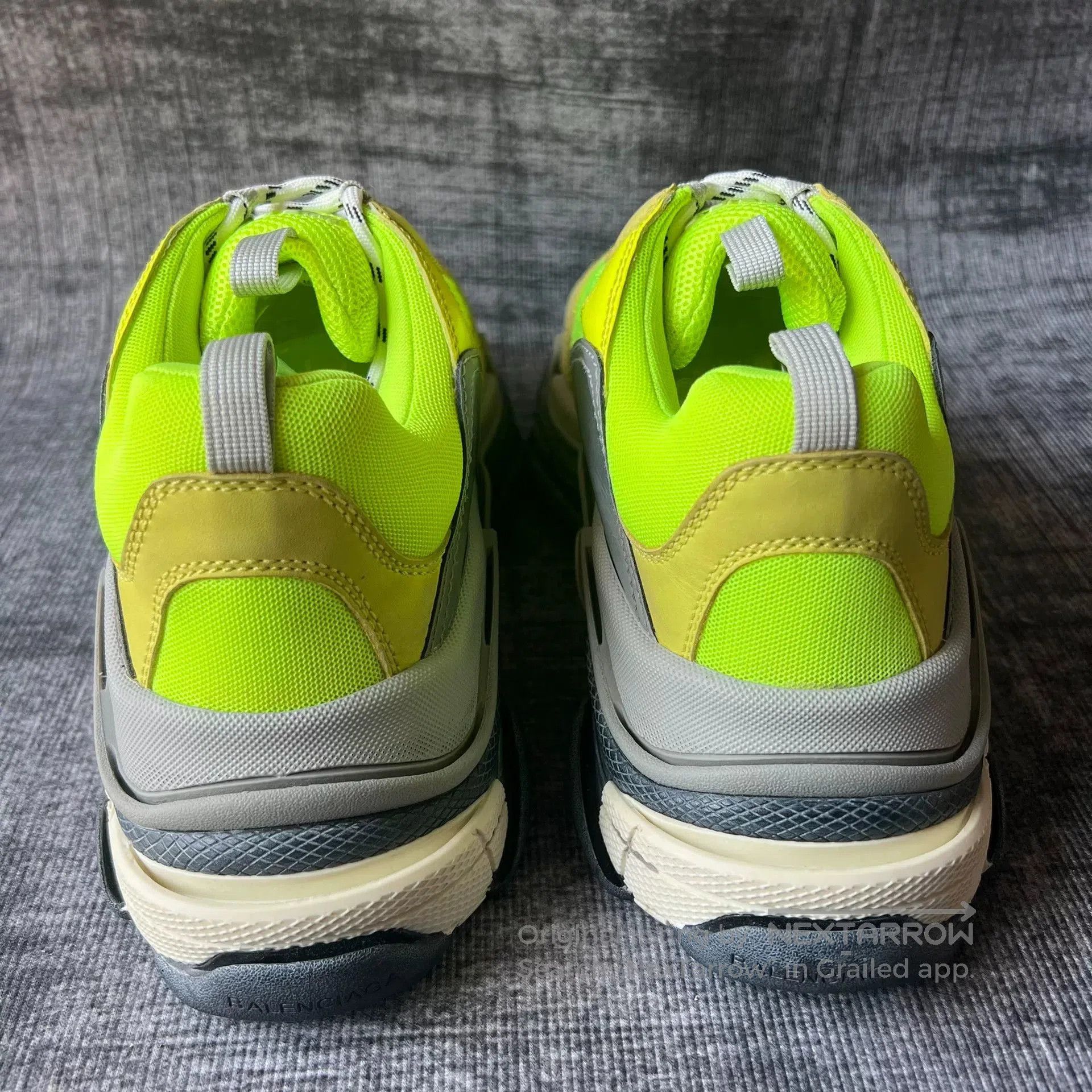 Balenciaga Balenciaga Triple S Sneakers in Neon Yellow/Gray. Size US 10 / EU 43 - 6 Thumbnail