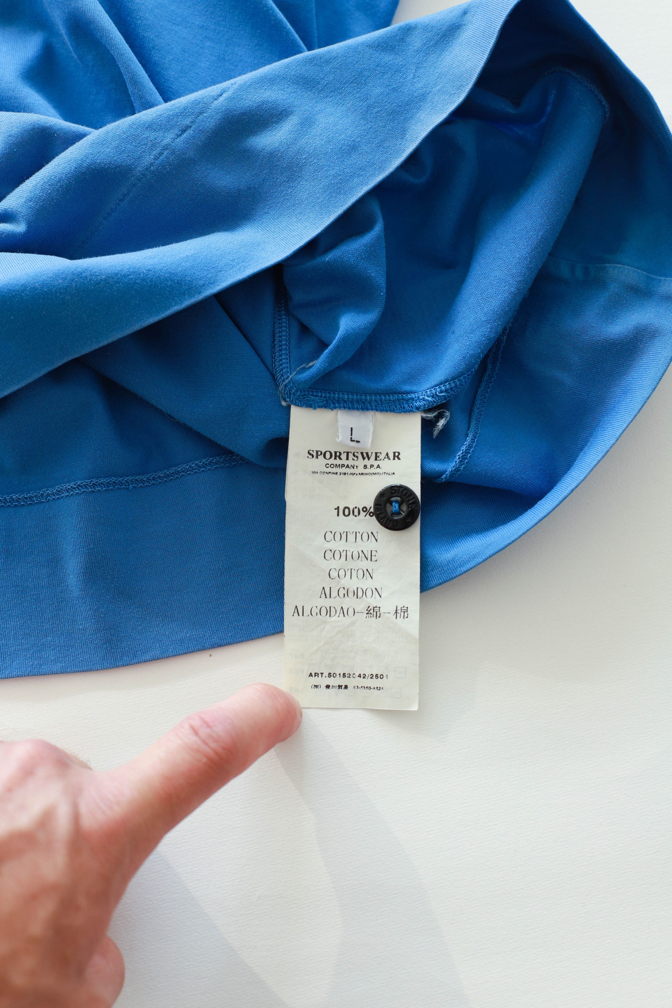 Stone Island Vintage polo Stone Island Size US L / EU 52-54 / 3 - 6 Thumbnail