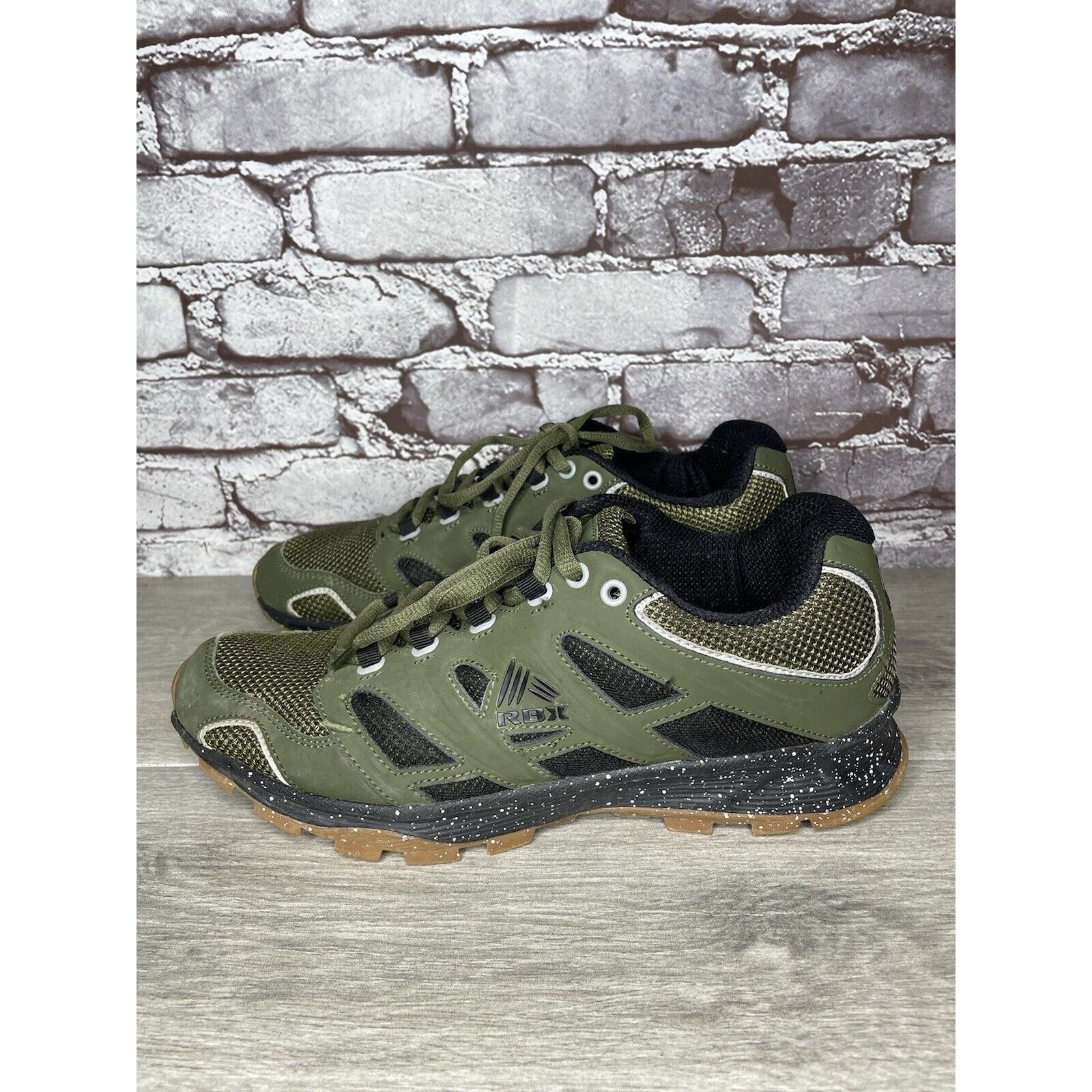 Other RBX Durango 3 Green & Black Athletic Trail Lace Running Shoe Size US 10 / EU 43 - 1 Thumbnail