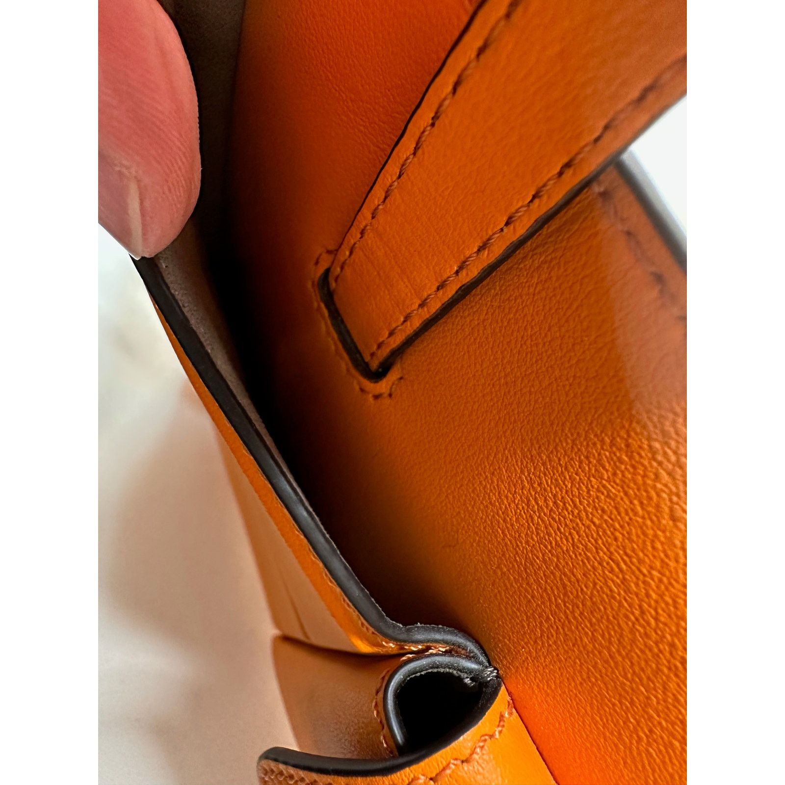 Fendi Fendi Peekaboo Defender PVC Clutch Bag Orange - Small Size ONE SIZE - 13 Thumbnail