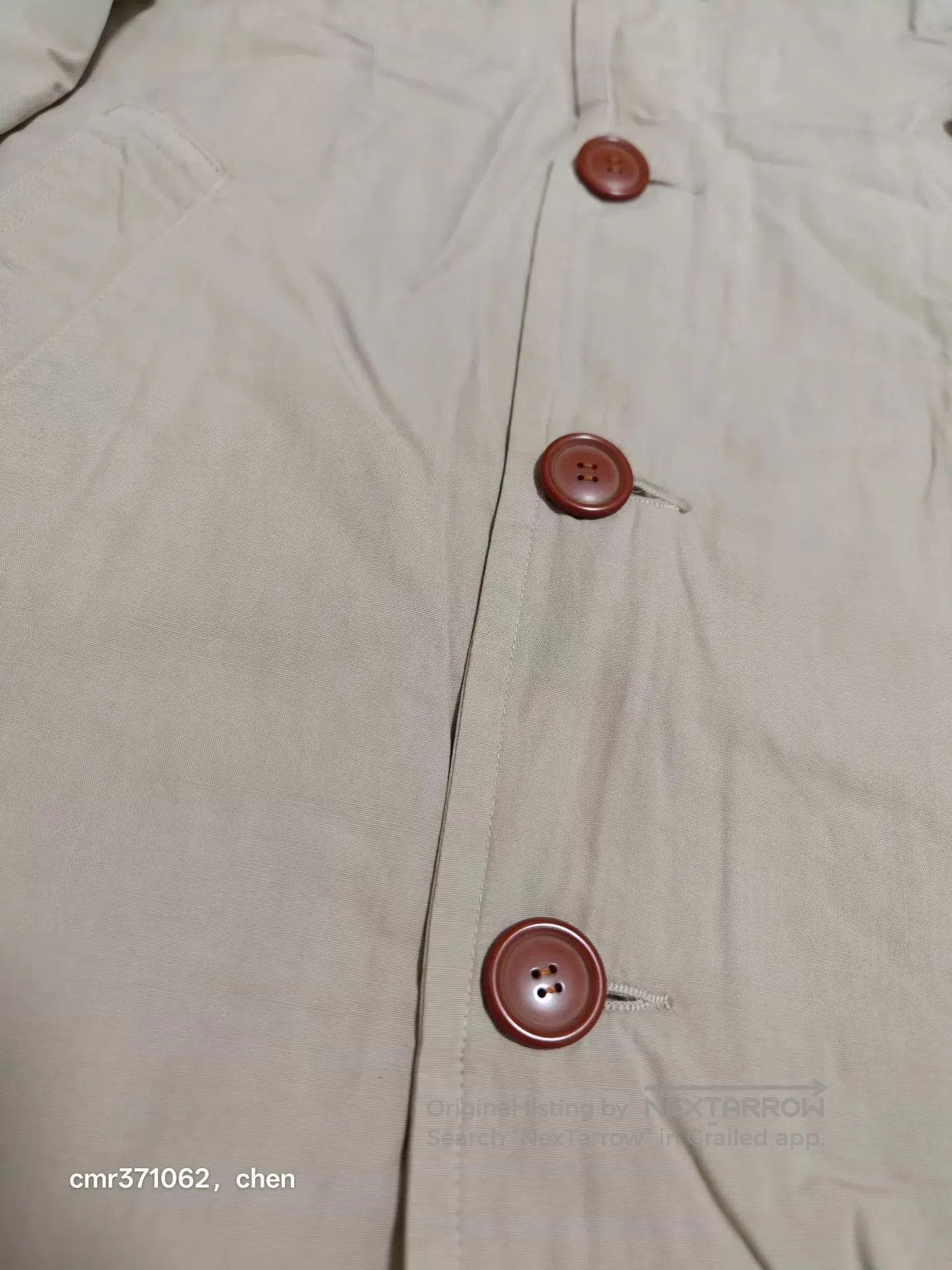 Visvim Beige Long Sleeve Button Front Coat Size S. Size US S / EU 44-46 / 1 - 3 Thumbnail