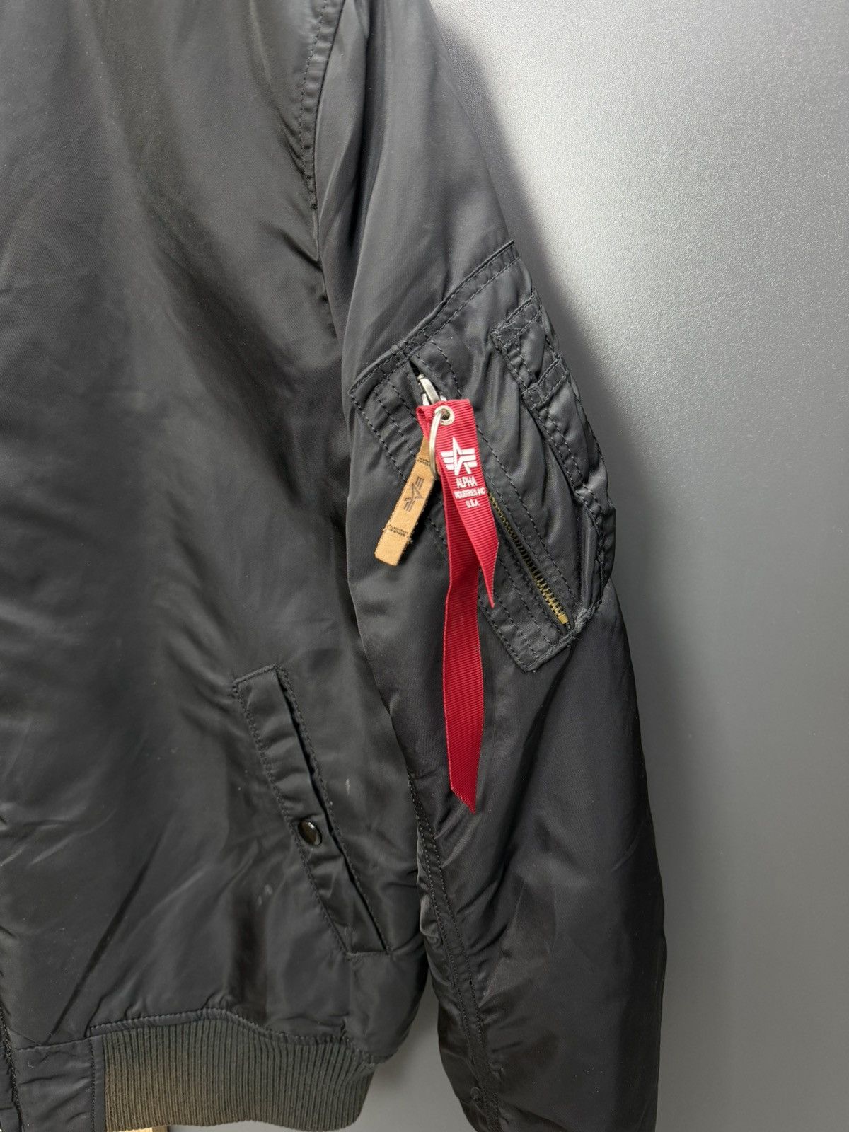 Alpha Industries Alpha Industries MA-1 Flight Bomber Jacket Black L Size US L / EU 52-54 / 3 - 3 Thumbnail