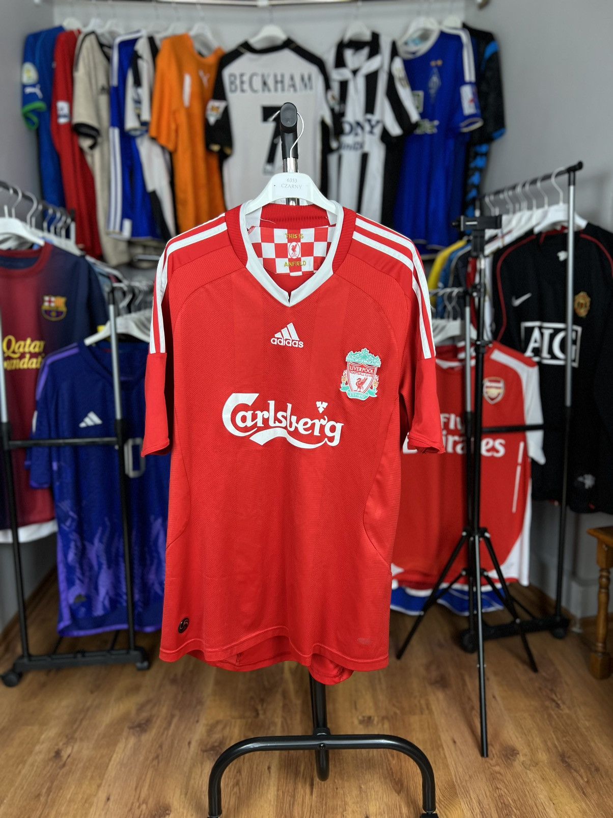 Adidas Soccer Jersey Liverpool 2008/09 Vintage Retro Kit Size US M / EU 48-50 / 2 - 1 Thumbnail
