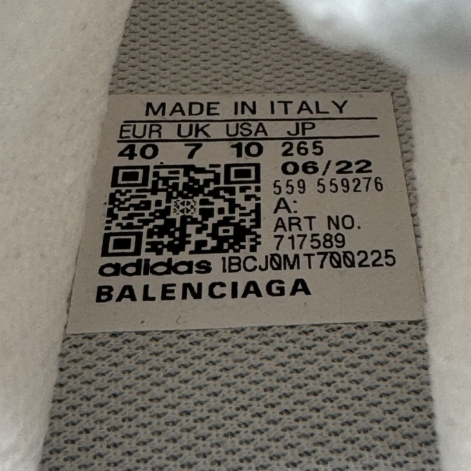 Adidas × Balenciaga Balenciaga Adidas Speed High-Top Sneakers White Black Size US 10 / IT 40 - 11 Thumbnail
