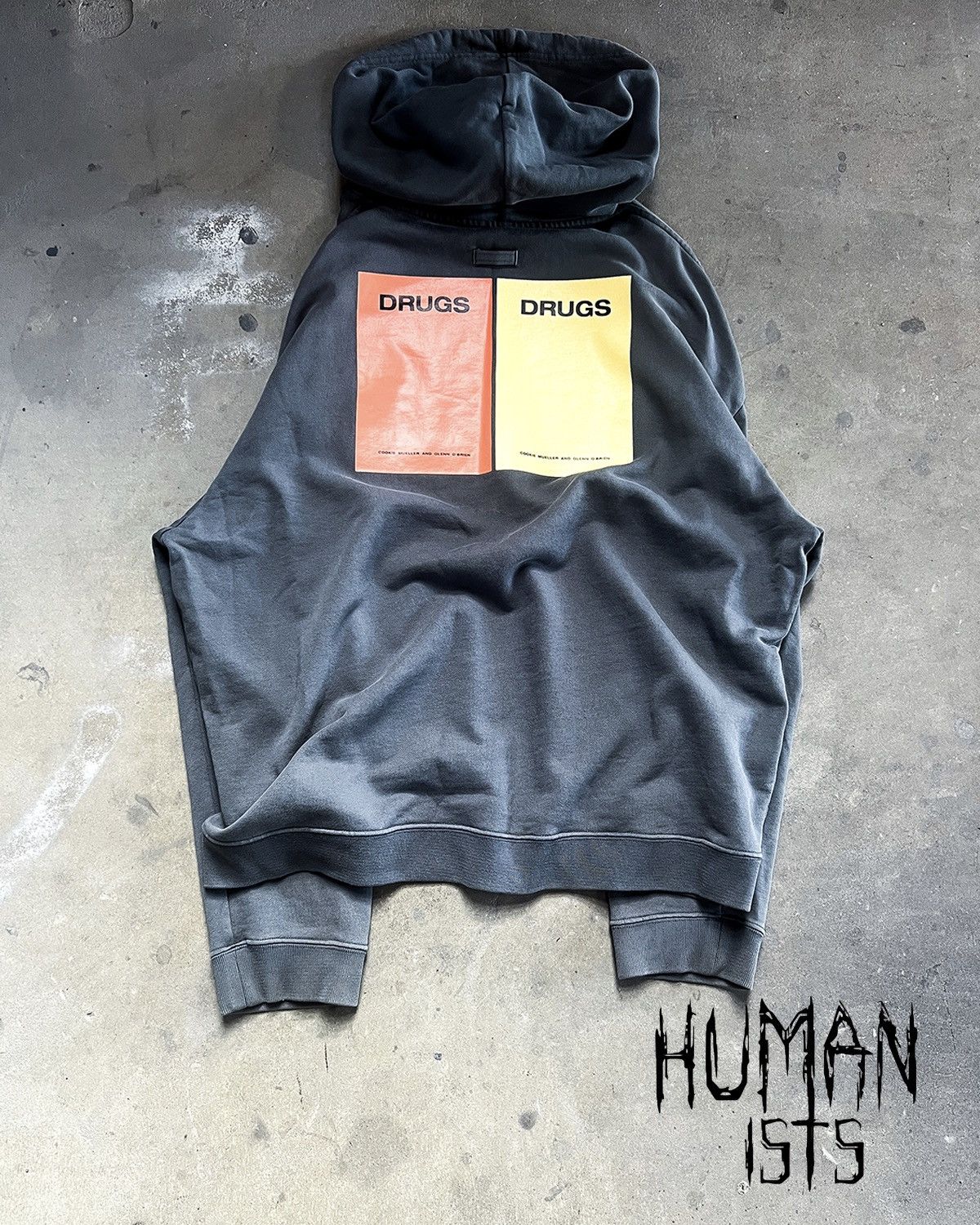 Raf Simons AW18 DRUGS HOODIE Size US L / EU 52-54 / 3 - 1 Thumbnail