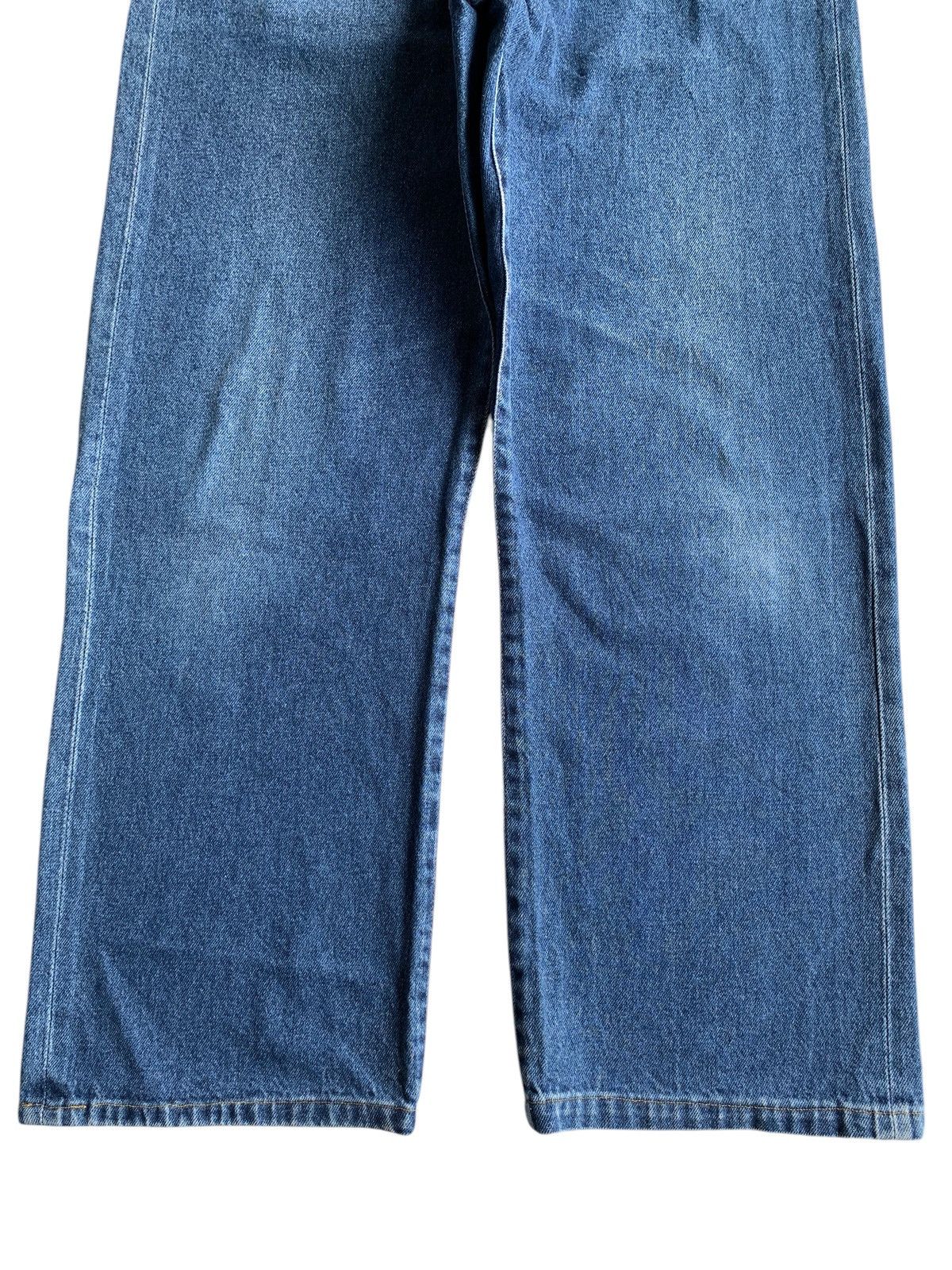 Japanese Brand × Jean DENIM EXCHANGE SELVEDGE BAGGY BUTTON FLY JAPANESE DENIM Size US 32 / EU 48 - 8 Thumbnail