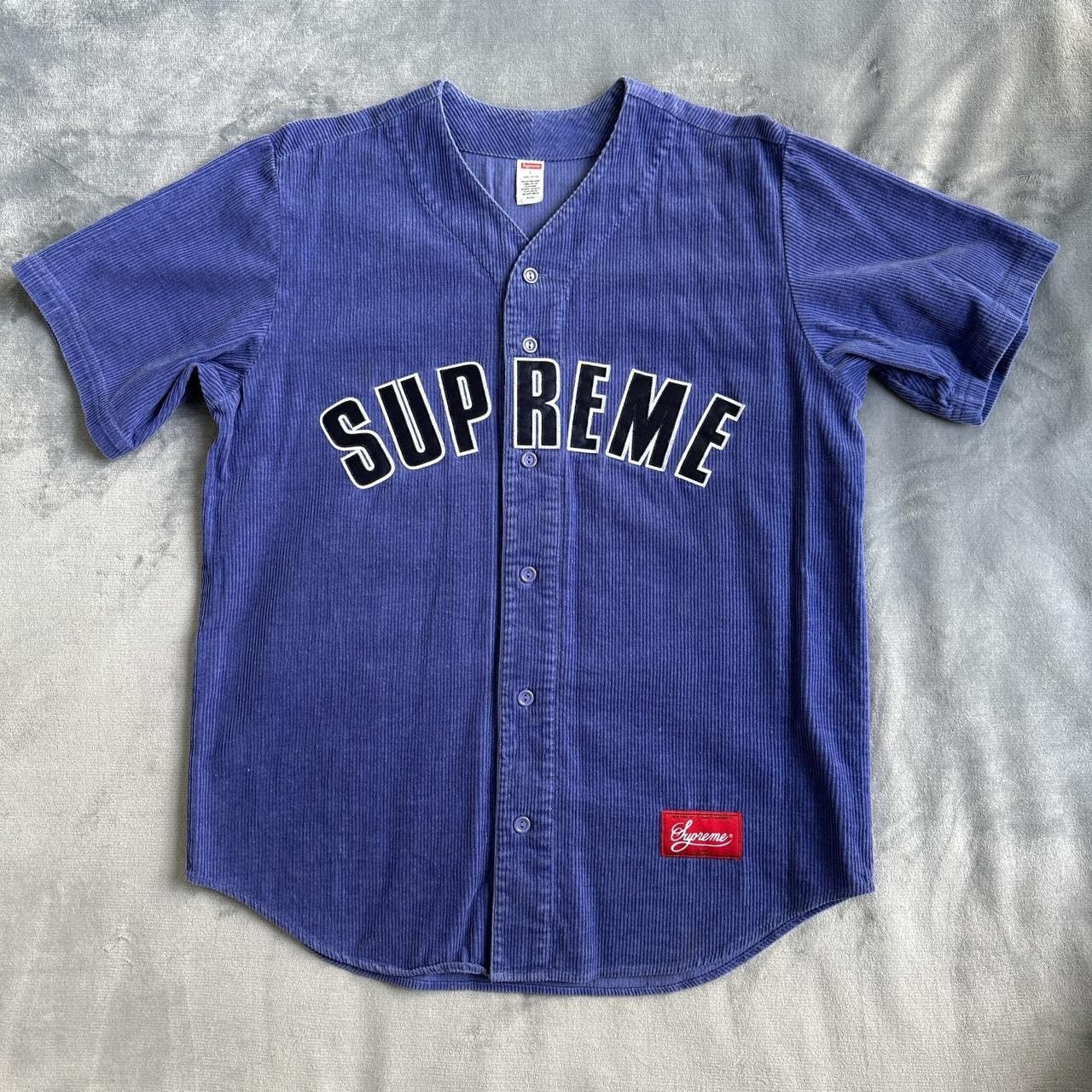 Supreme Supreme SS18 Corduroy Baseball Jersey | Grailed