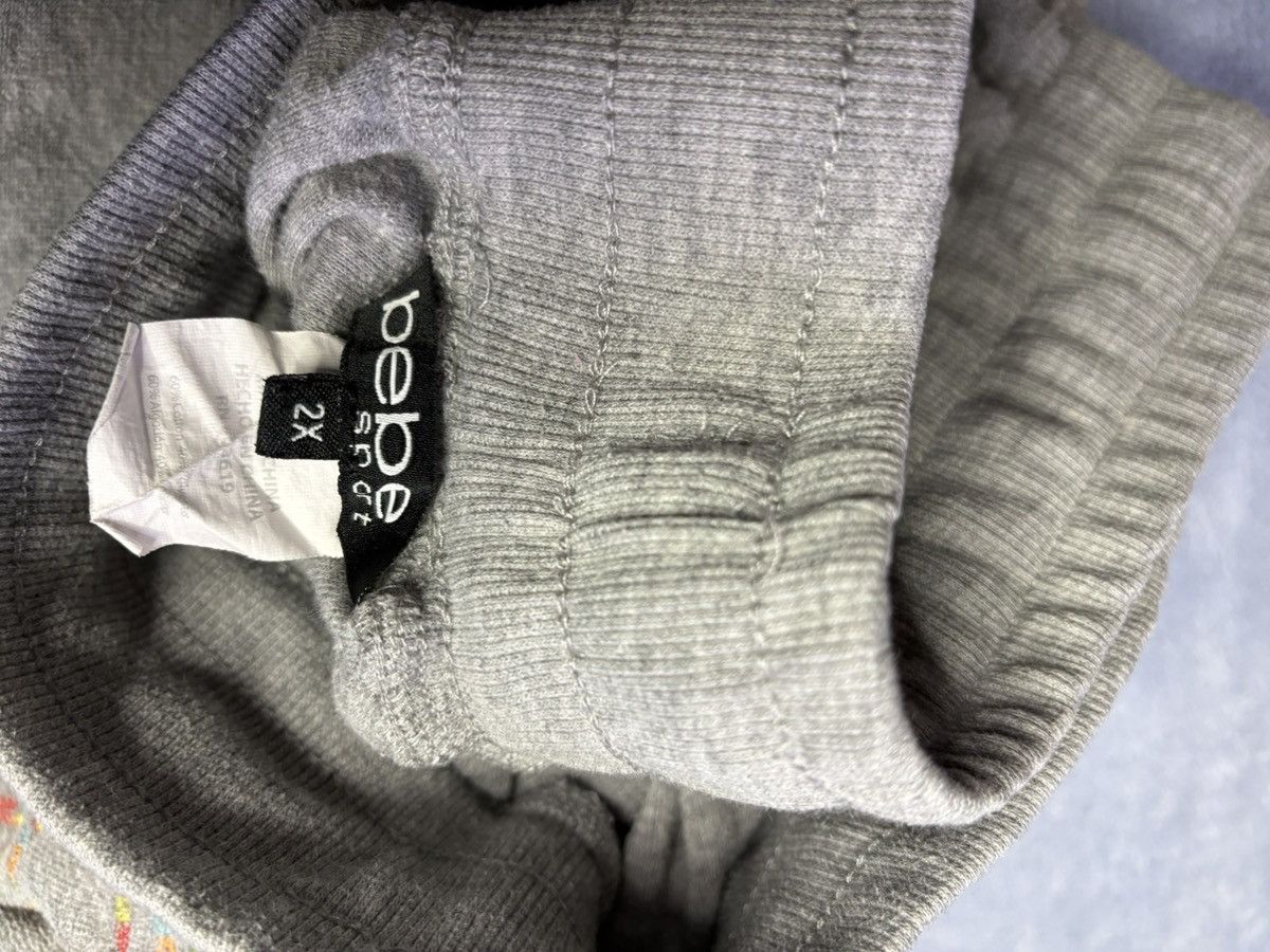 Bebe Bebe Sport Plus Size 2X Heather Gray Jogger Sweatpants Size 40" / US 18 - 4 Thumbnail