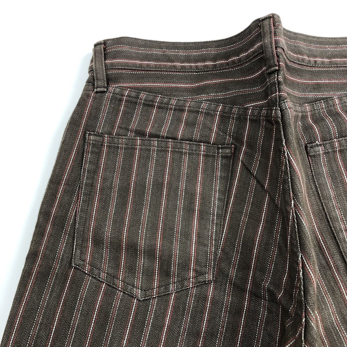 20471120 × If Six Was Nine × semanticdesign Y2K Semantic Design Striped Brown Travis Scott Denim Pants Size US 30 / EU 46 - 11 Thumbnail