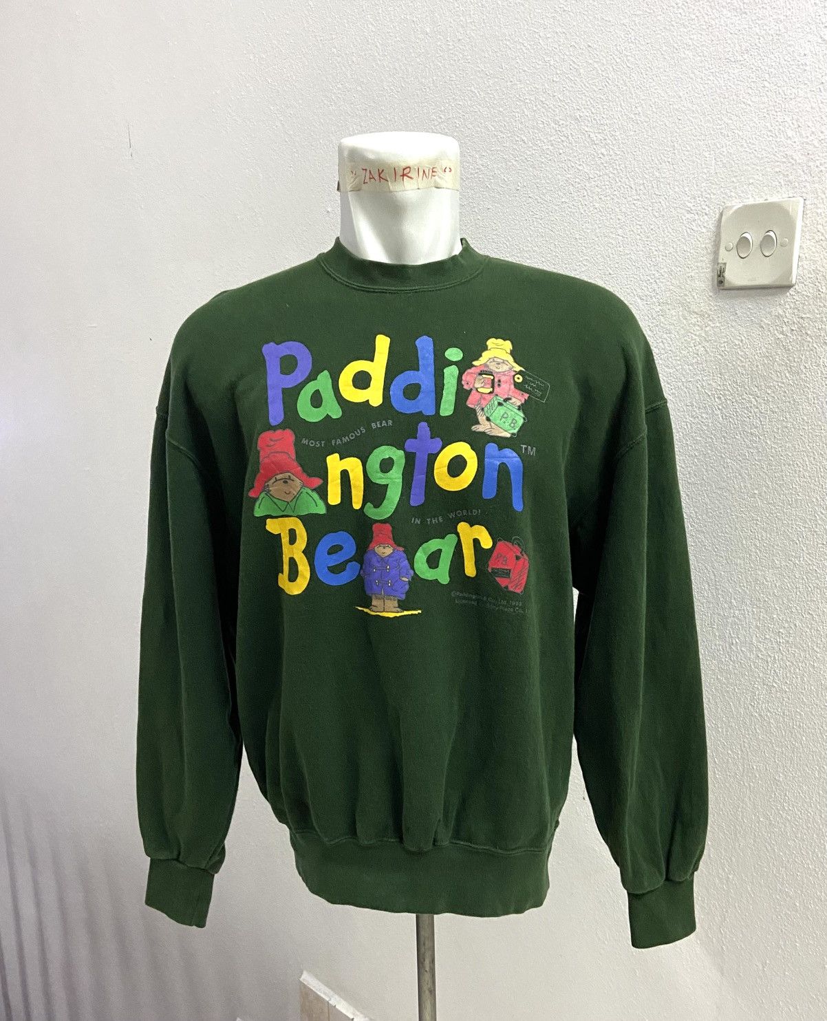 Other VINTAGE PADDINGTON BEAR SWEATSHIRT Size L / US 10 / IT 46 - 3 Thumbnail