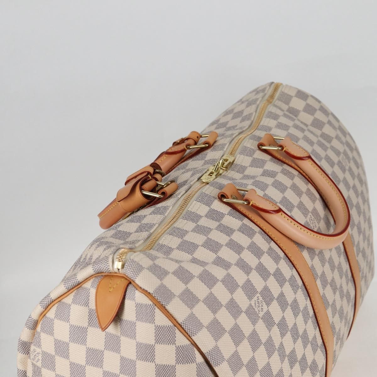 Louis Vuitton LOUIS VUITTON Damier Azur Keepall 50 Boston Bag N41430 Size ONE SIZE - 6 Thumbnail