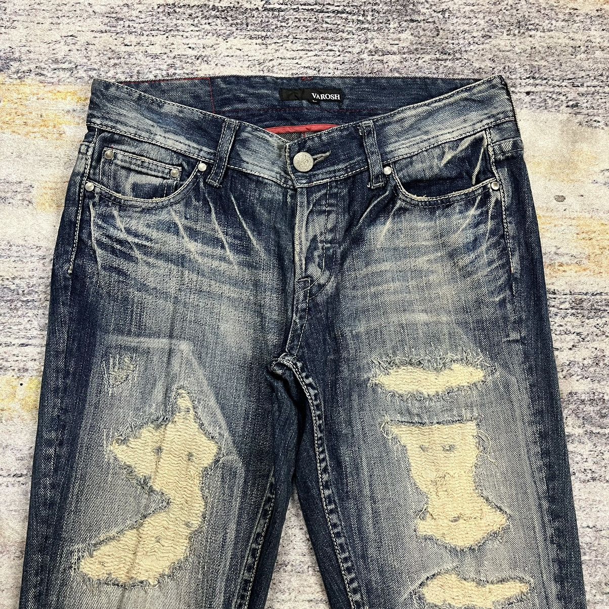 Hysteric Glamour Japanese brand varosh distressed flared denim pants Size US 32 / EU 48 - 4 Thumbnail