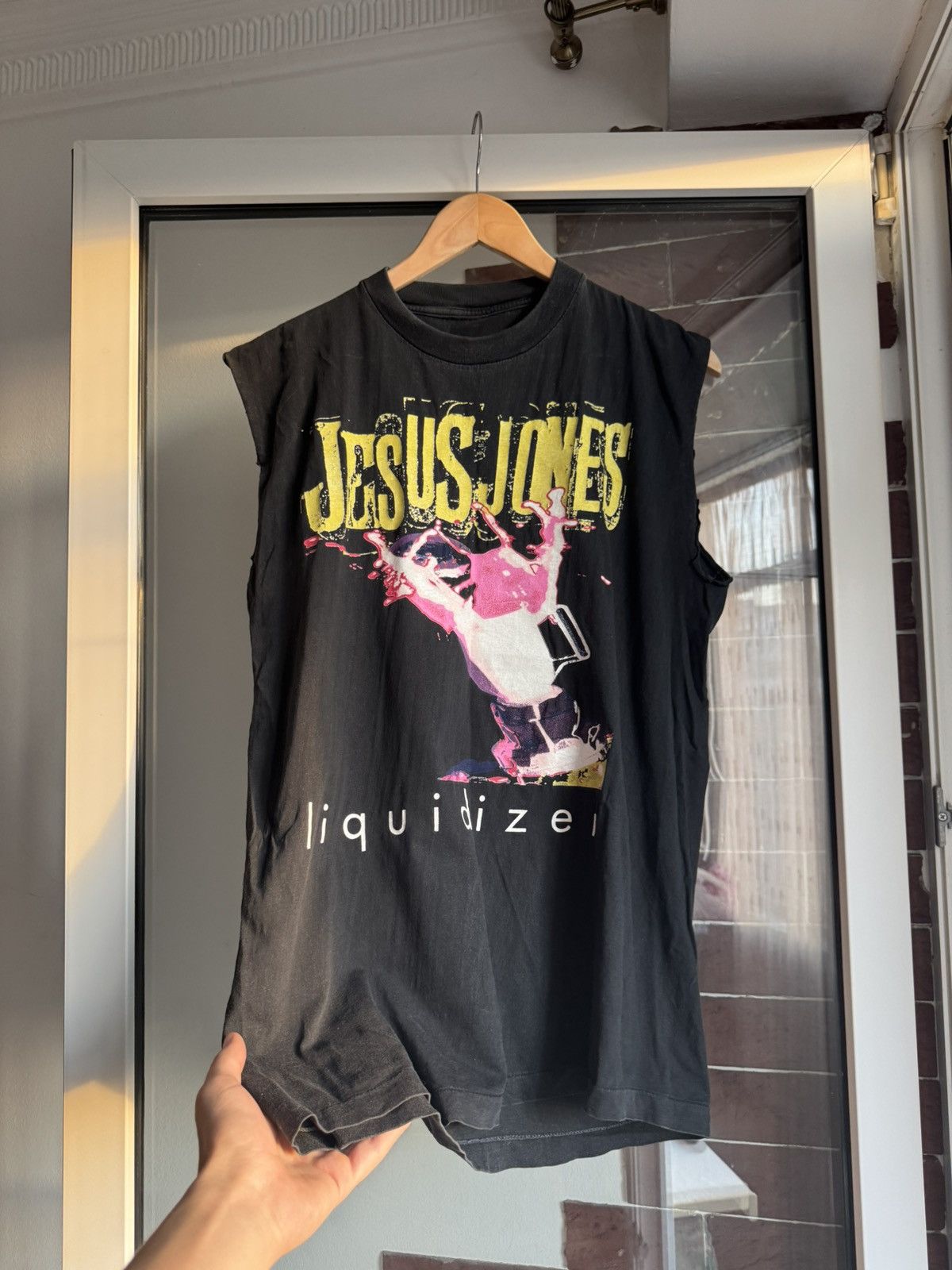 Band Tees Vintage Jesus Jones Liquidizer Tour 1989 Size US M / EU 48-50 / 2 - 6 Thumbnail