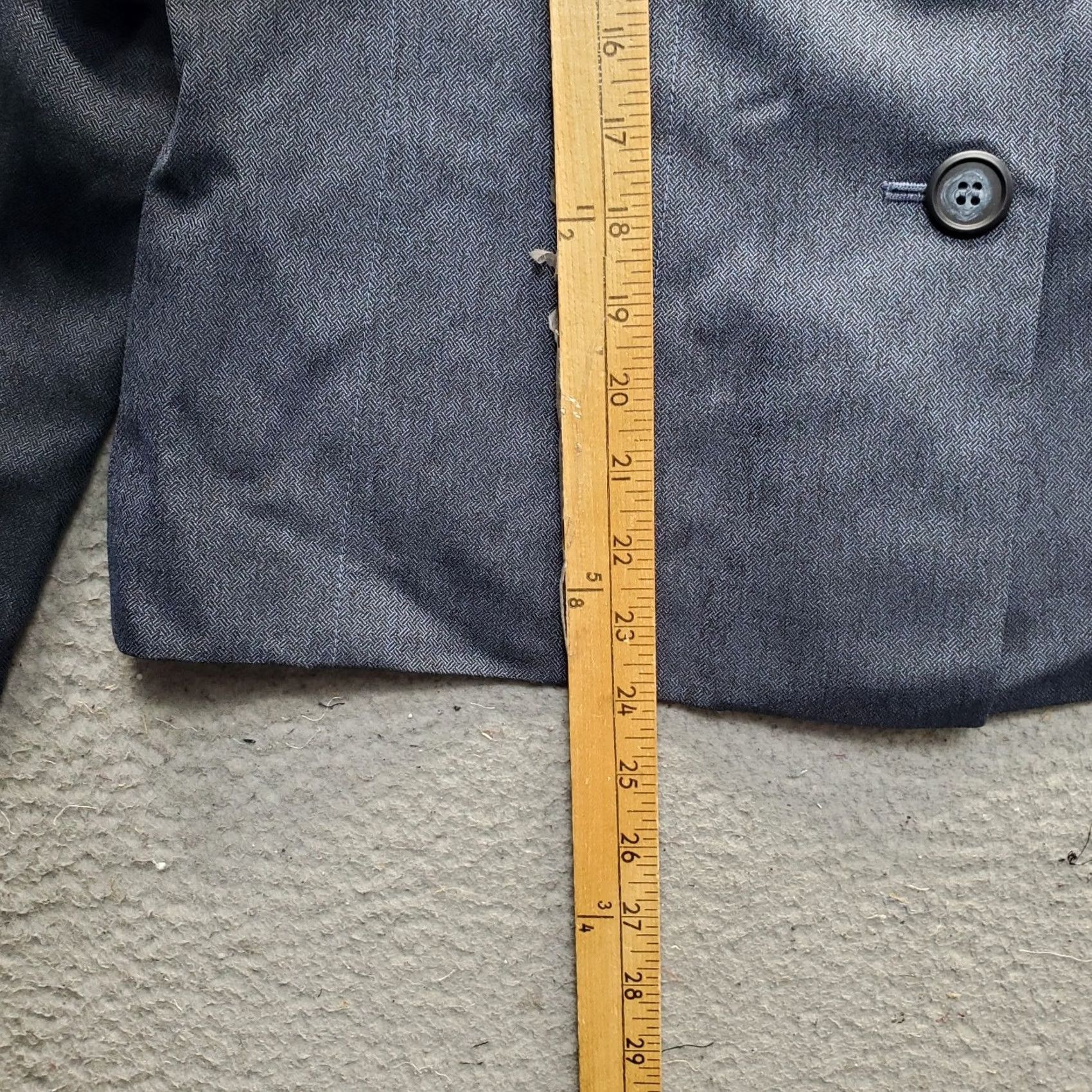 Evan Picone Evan-Picone Blazer Jacket Women 12 Blue Lined Notch Lapel Single Breasted Formal Shirt Women Size 12 Blue Blazer Size XL / US 12-14 / IT 48-50 - 3 Thumbnail