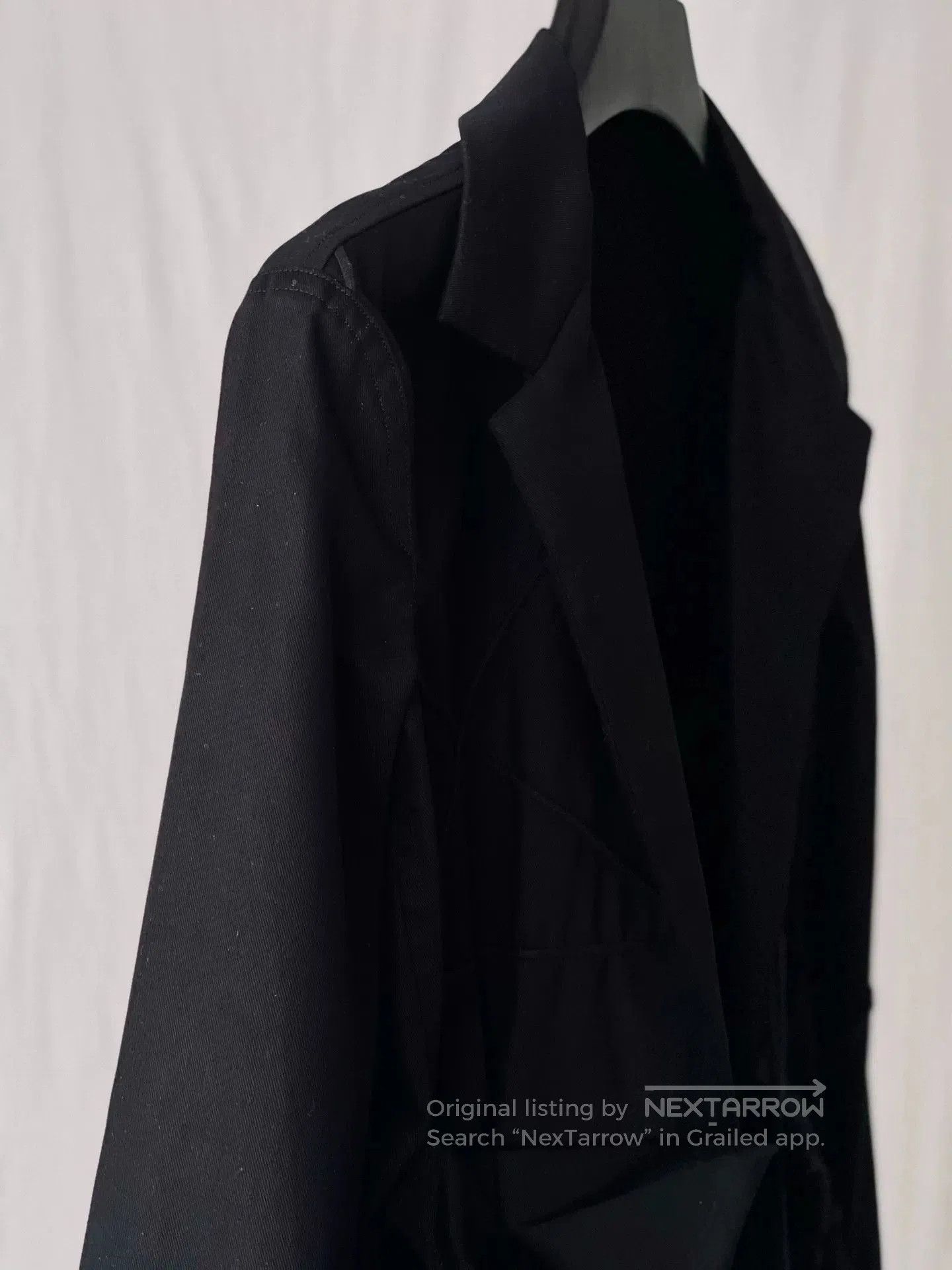 Yohji Yamamoto Asymmetrical Pocketed Jacket by Yohji Yamamoto. Size M / US 6-8 / IT 42-44 - 8 Thumbnail