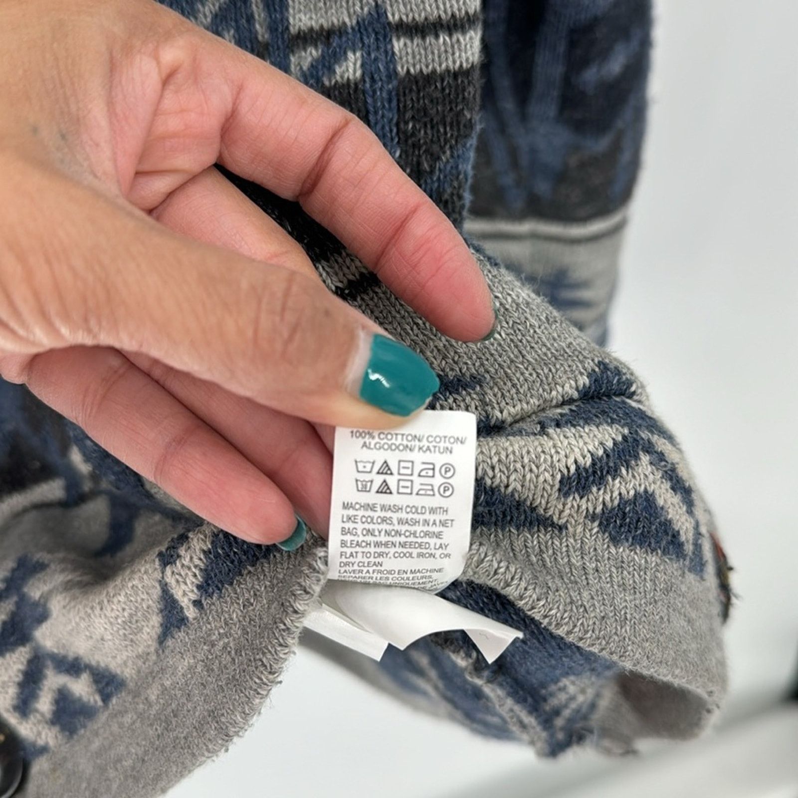 Lucky Brand Lucky Brand Ombre Cardigan indigenous western size XL Size US XL / EU 56 / 4 - 8 Thumbnail
