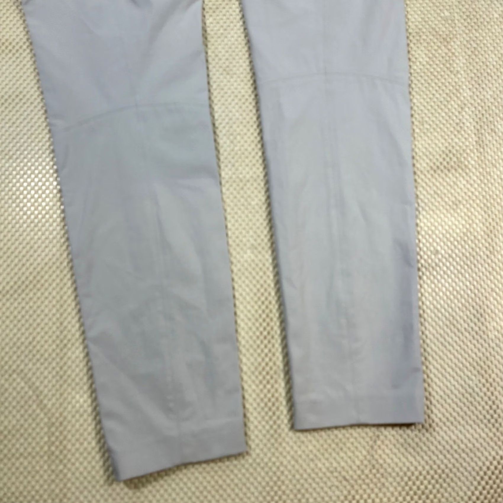 Vintage Raffaello Rossi Giga Light Grey Stretch Cigaret Pants Womens 36 US 6 Dress Pants Regular Zip Fly Solid Gray Womens Size 28" / US 6 / IT 42 - 4 Thumbnail