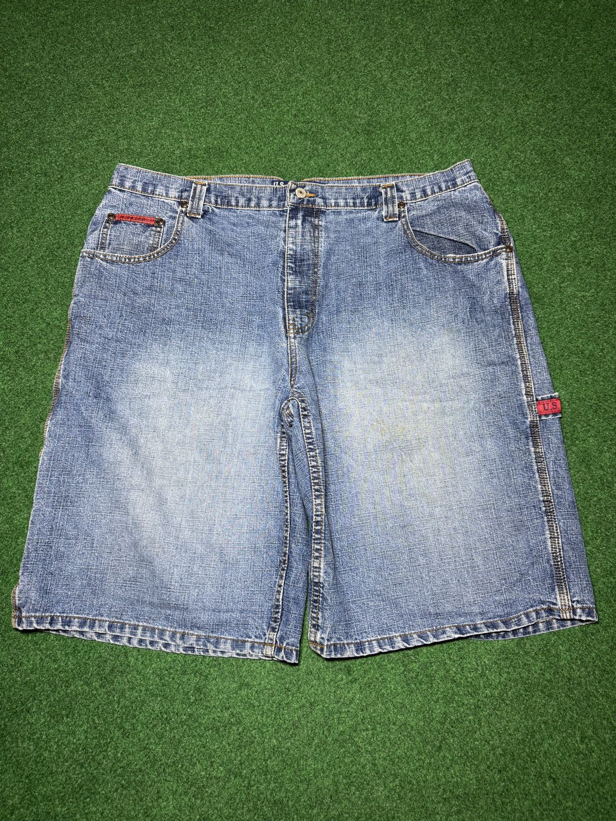 U.S. Polo Assn. × Vintage Y2K Baggy Carpenter Jorts Skater Grunge Hip Hop Shorts Size US 42 / EU 58 - 3 Thumbnail