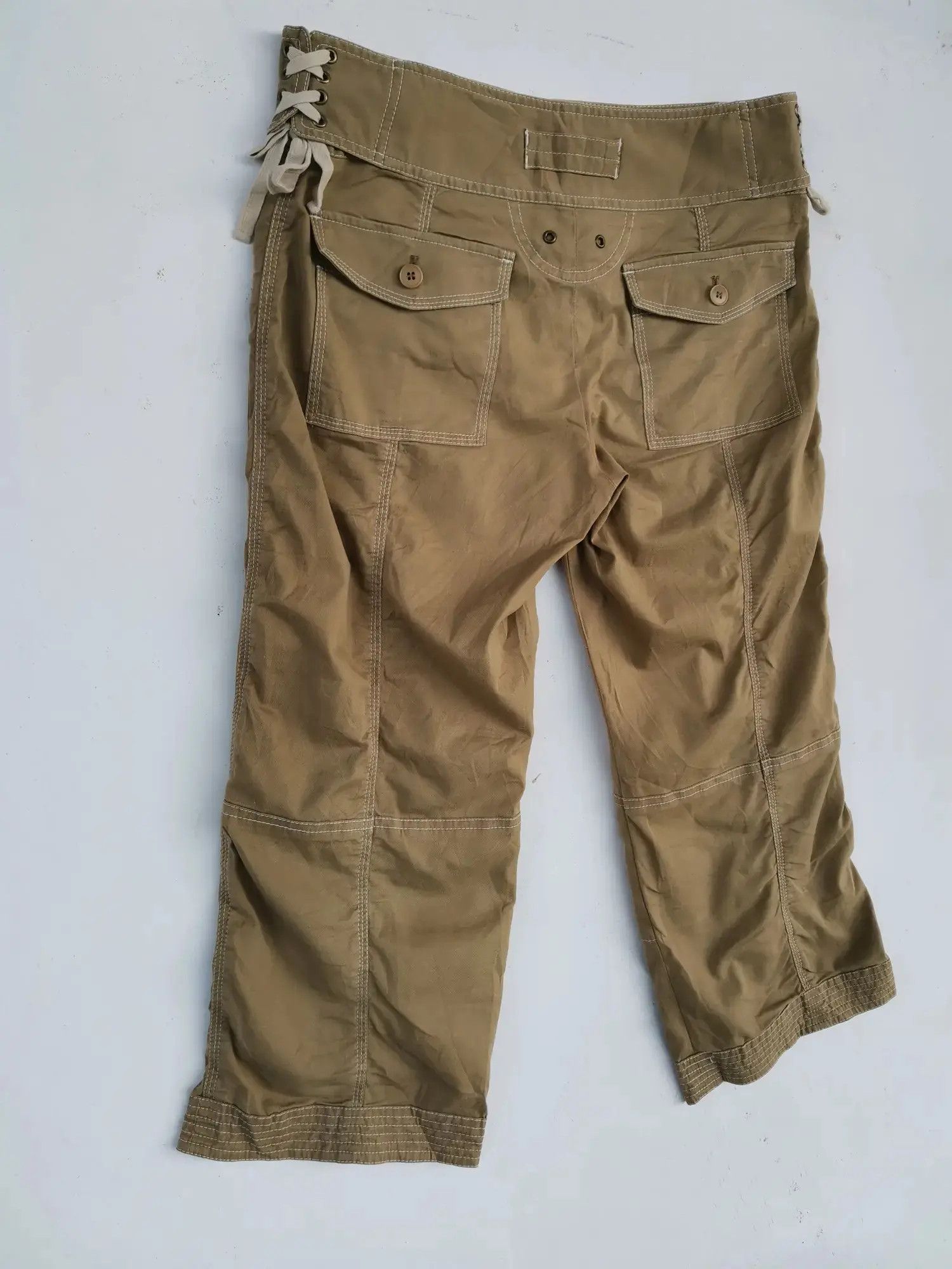 DKNY Rare!!! DKNY Tactical Cargo Multipocket Short Pants Size US 29 - 5 Thumbnail