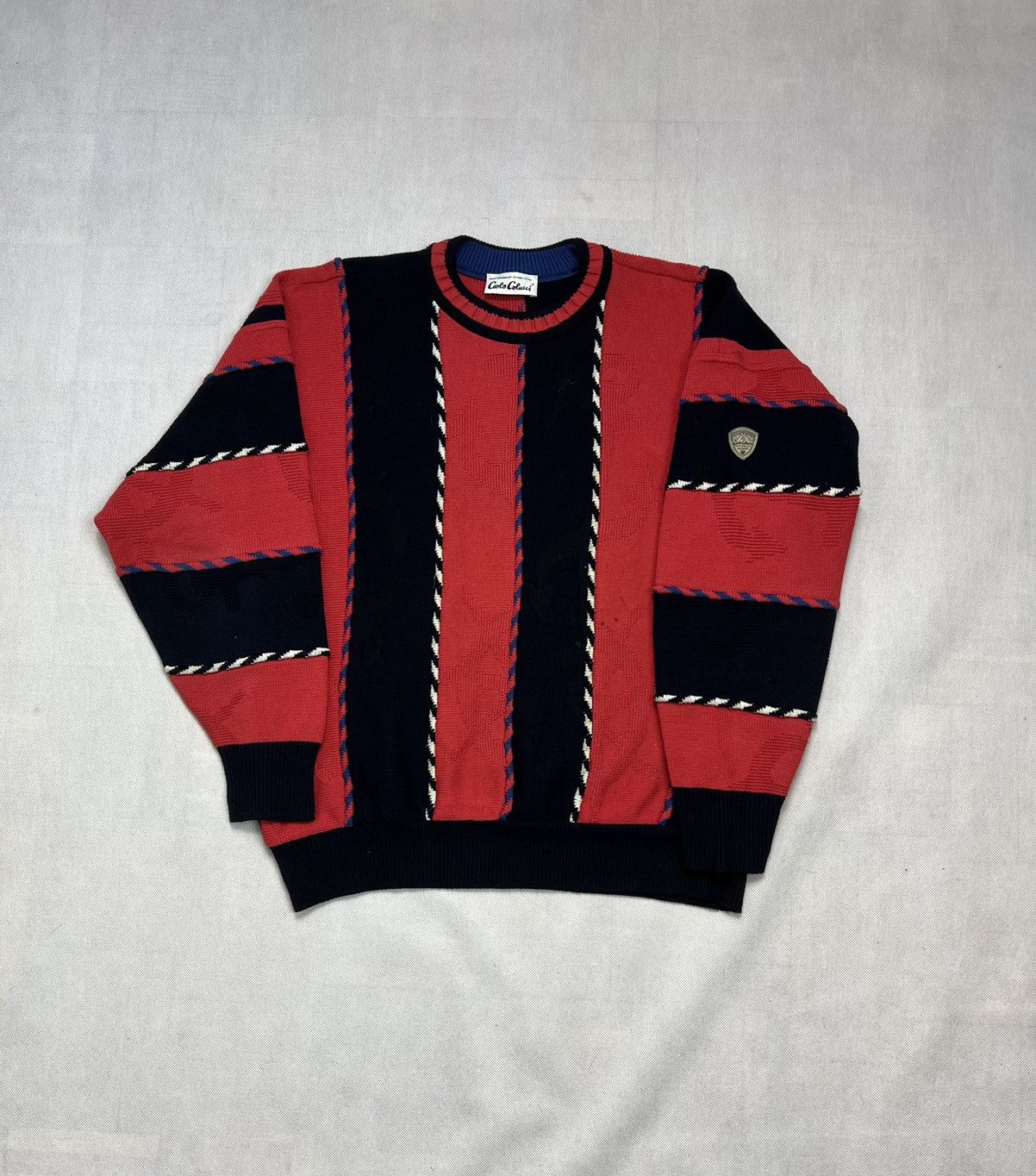 Carlo Colucci Sweater Carlo Colucci patterns logo Size US L / EU 52-54 / 3 - 1 Thumbnail