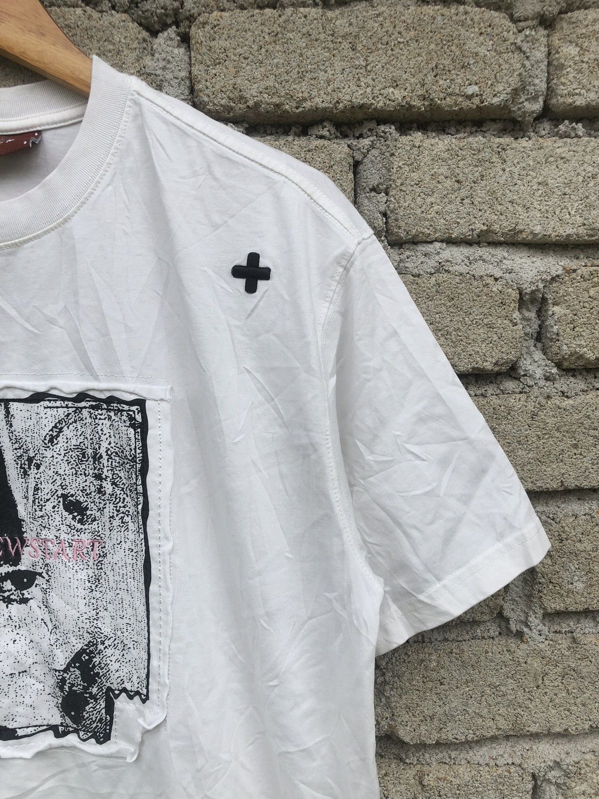 Vintage Japanese Brands NST Newstart Gothic Punk Art Tshirt Size US L / EU 52-54 / 3 - 5 Thumbnail