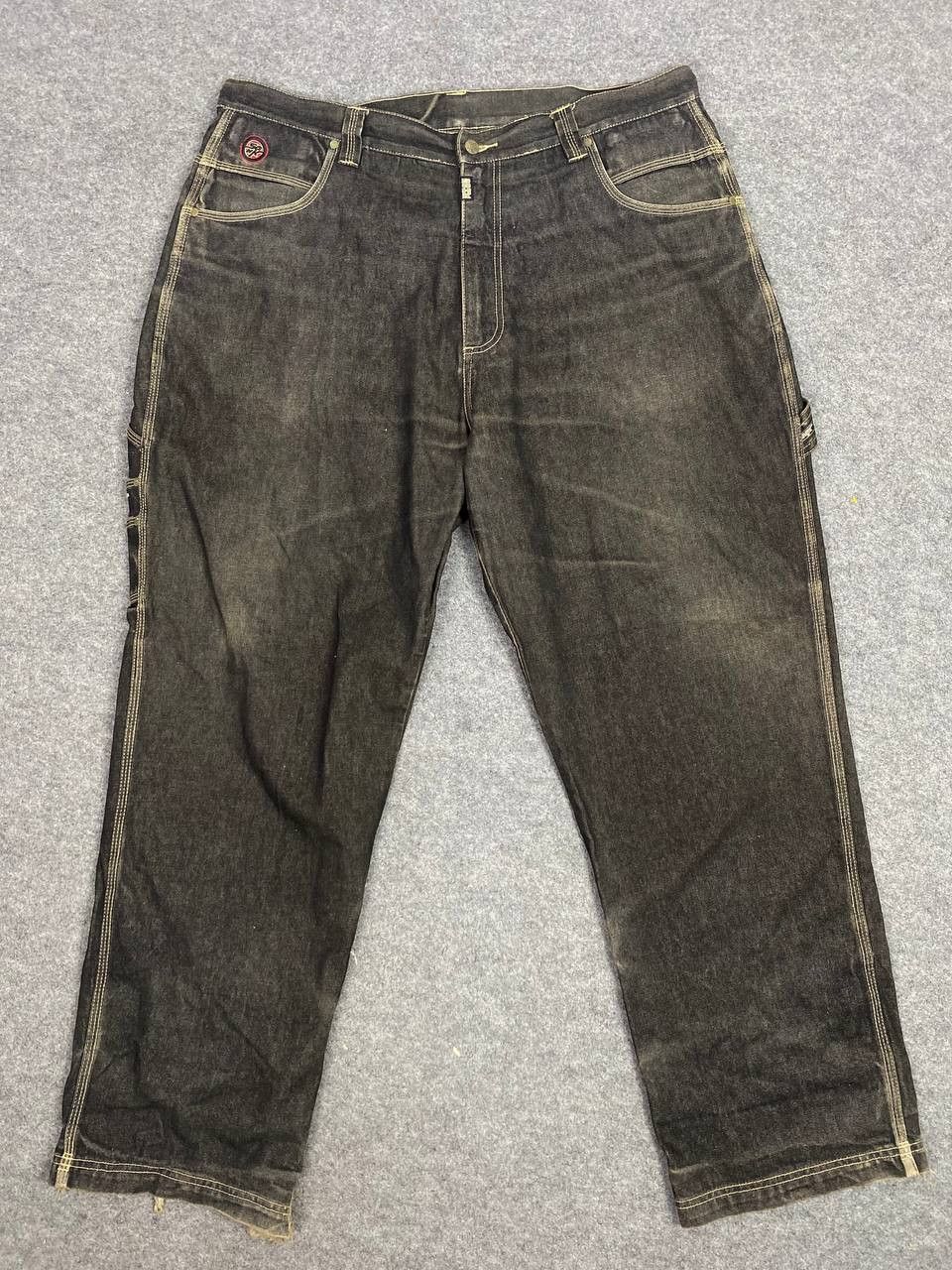Japanese Brand vintage 90s school of hard knock baggy denim nice design Size US 44 / EU 60 - 11 Thumbnail
