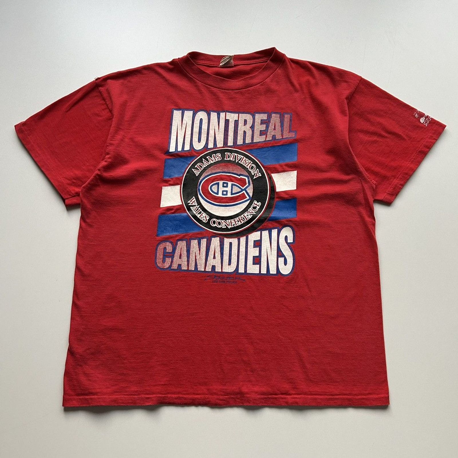NHL × Starter × Vintage Vintage 90s Montreal Canadien NHL Starter T Shirt XL Rare Size US XL / EU 56 / 4 - 1 Thumbnail