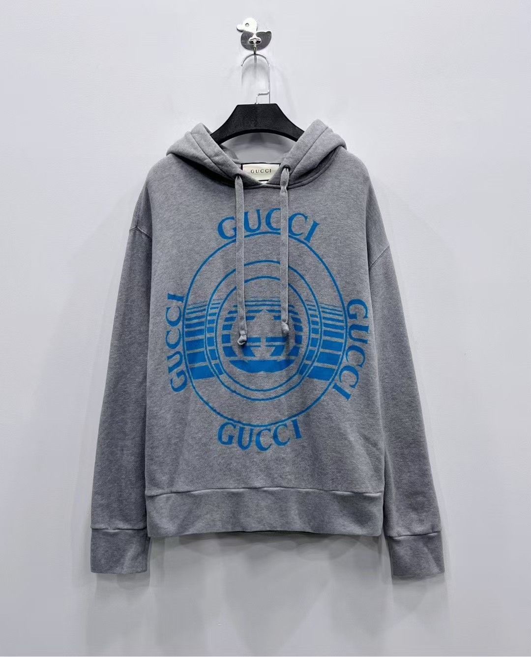 Gucci Gucci gray vintage record logo hoodie Size US XS / EU 42 / 0 - 1 Thumbnail