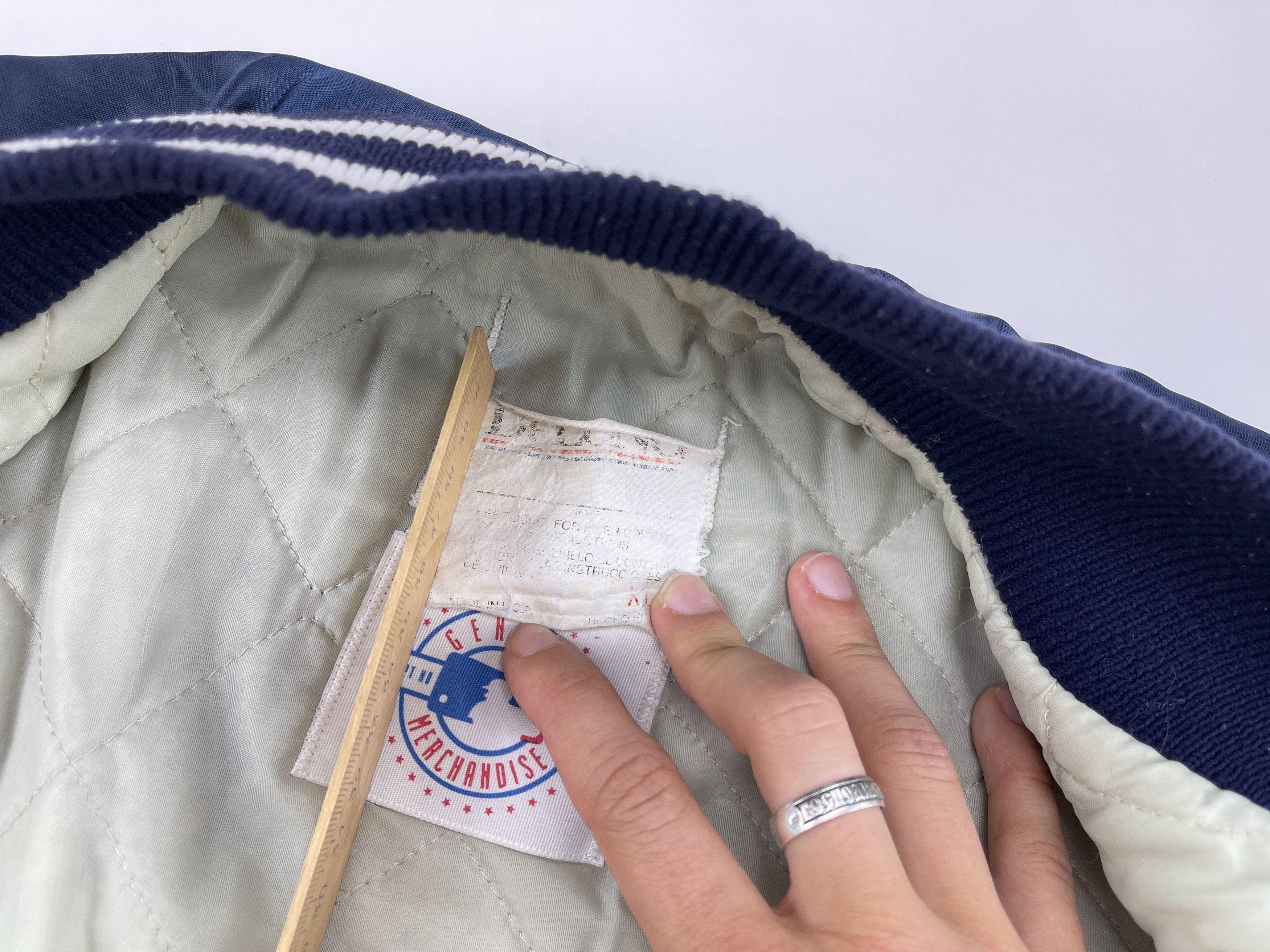 Delong × MLB New York Yankees jacket, DeLong, vintage baseball college XL Size US XL / EU 56 / 4 - 8 Thumbnail