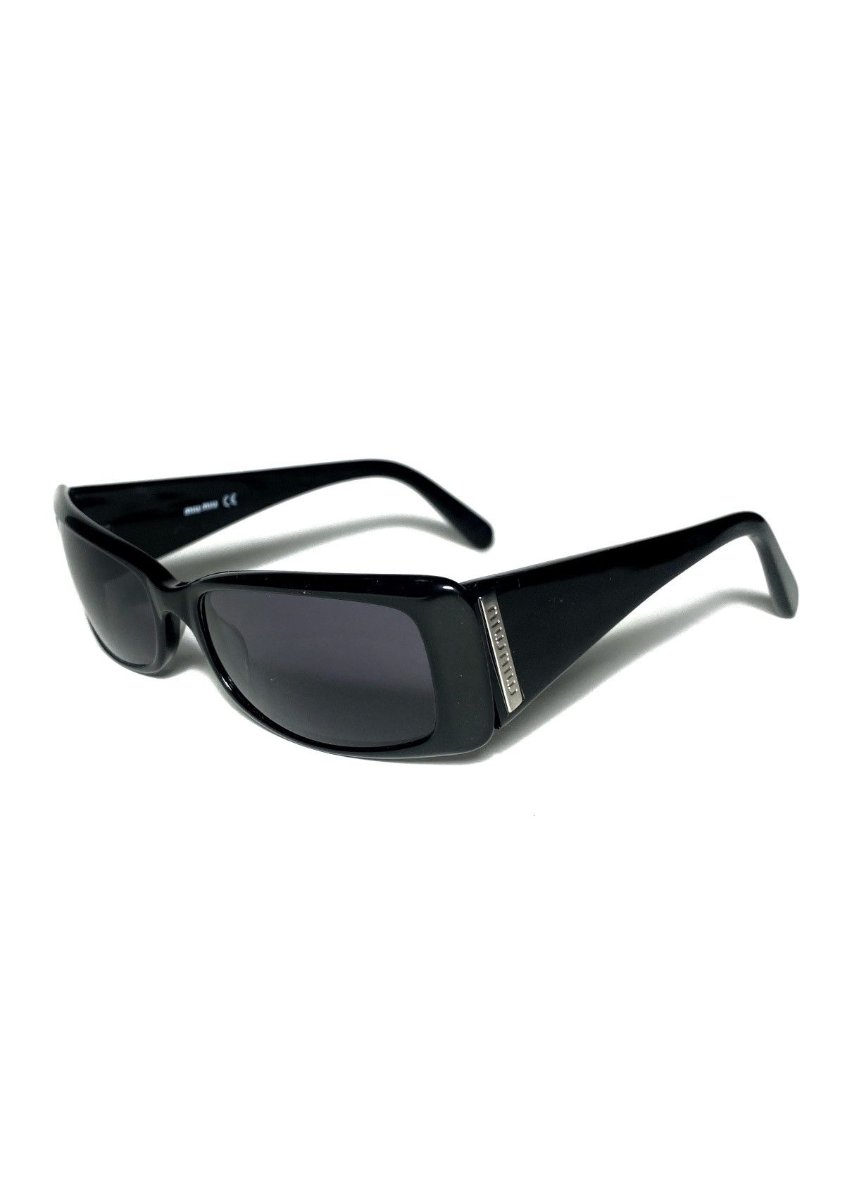 Miu Miu Silver Logo Vintage Miu Miu Sunglasses Size ONE SIZE - 1 Thumbnail