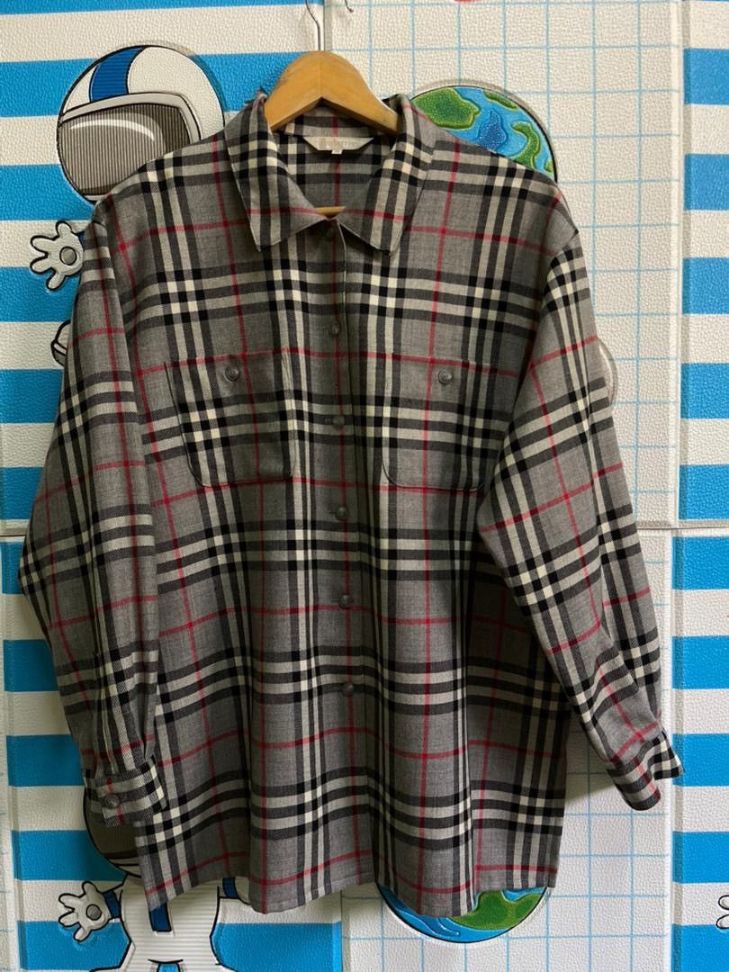 Burberry Vintage Burberrys Flannel Nova Check Shirt Size US L / EU 52-54 / 3 - 1 Thumbnail