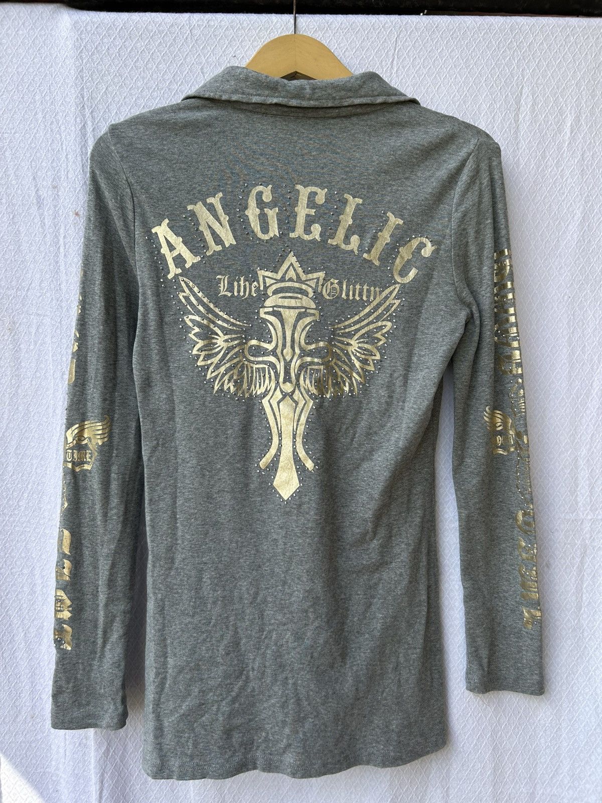 Japanese Brand Japanese style skull gothic skull angelic goa kmrii styled Size US M / EU 48-50 / 2 - 2 Thumbnail