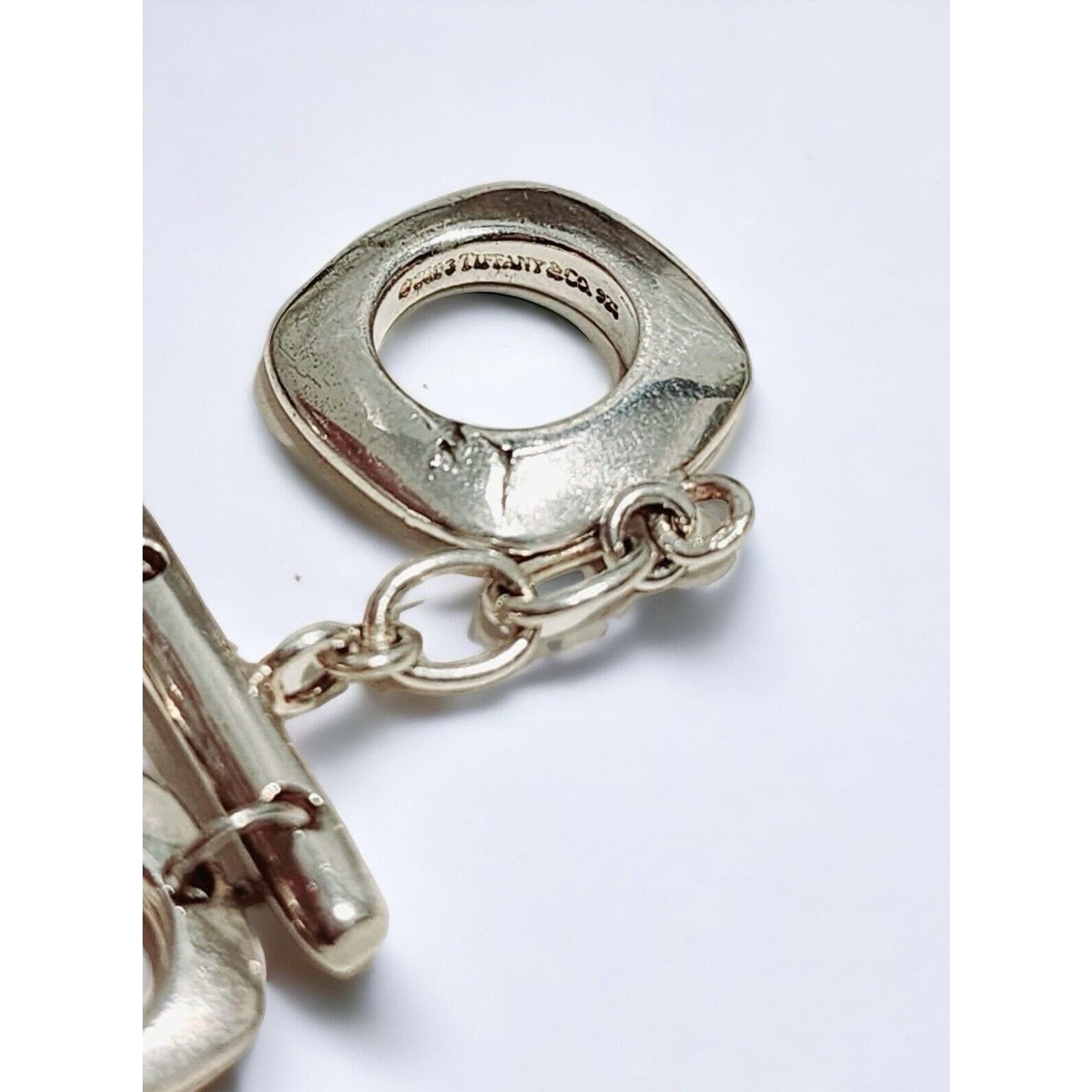 Tiffany & Co. Tiffany & Co Double Row Cushion Square Link Bracelet 7" Size ONE SIZE - 4 Thumbnail